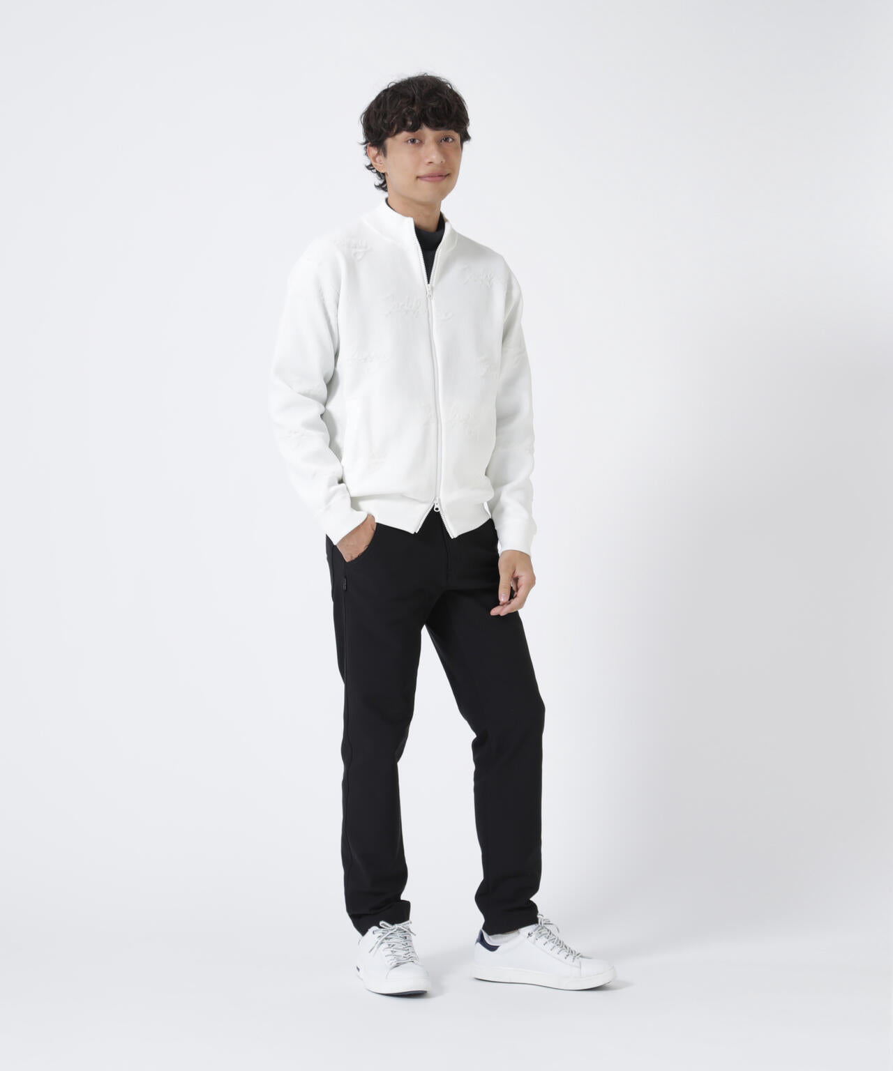 ジャックバニー ダブルジップ ニット ジャケット 裏地付 ホワイト サイズ4 Amazon | [ジャックバニー] レディース ブルゾン 4WAYナイロン