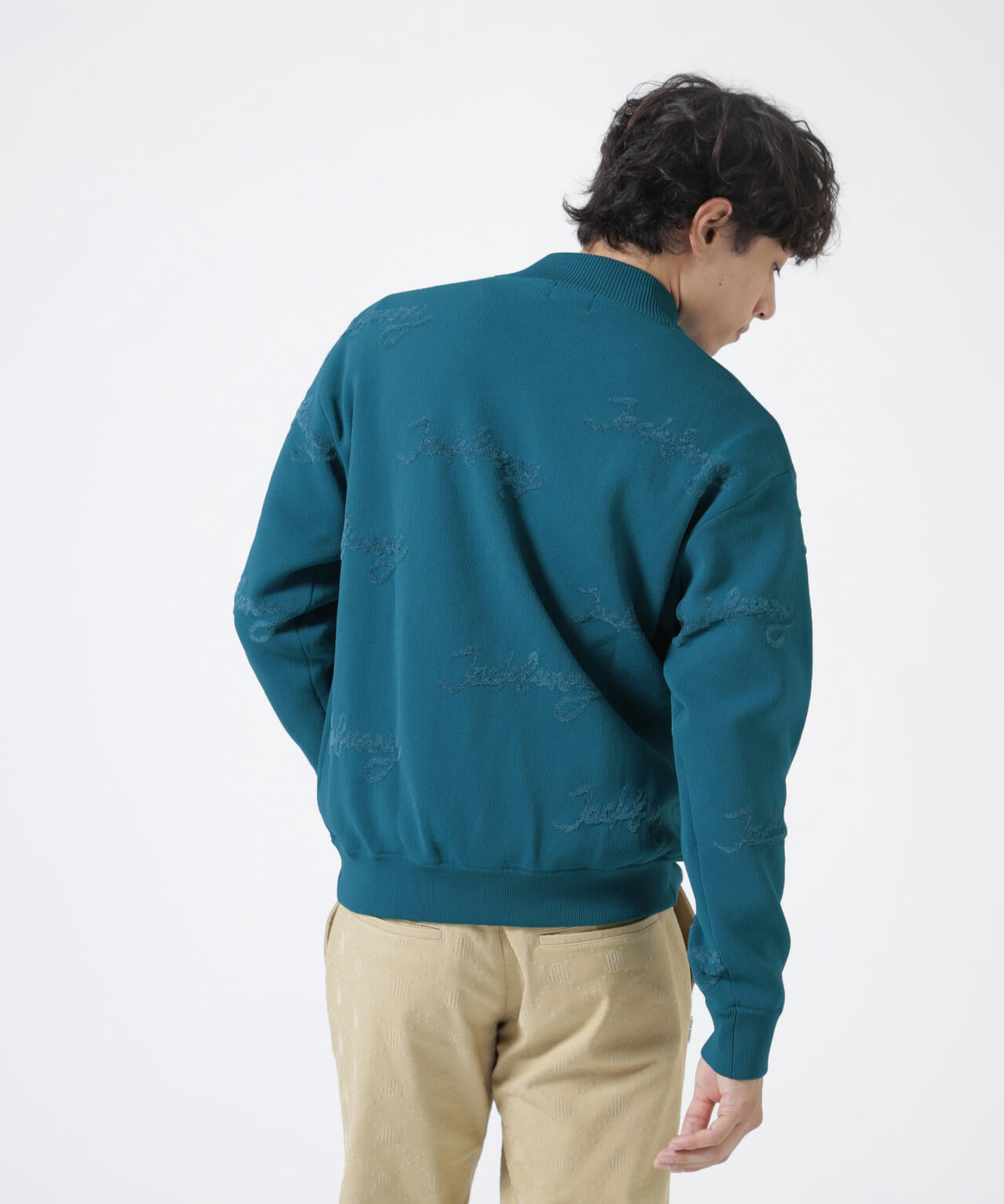 12Gダブルジャガード フルジップアップニット | Jack Bunny