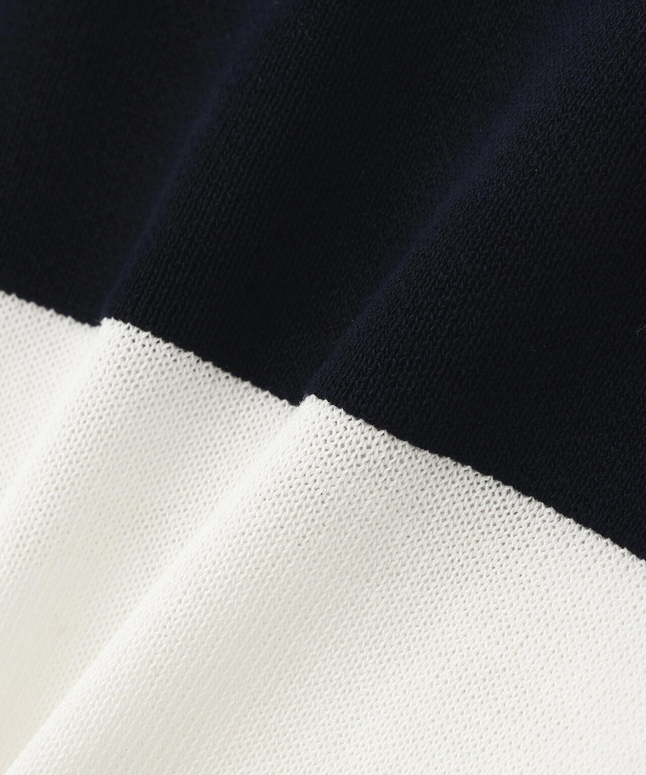 半袖モックネックニットプルオーバー