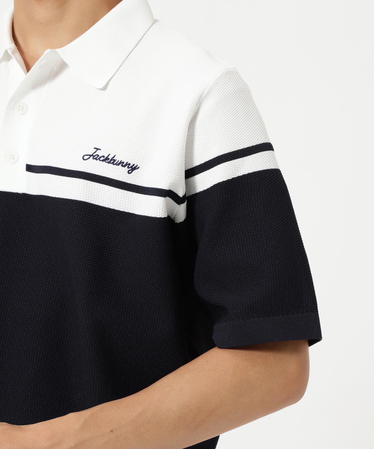 PE半袖ニットポロシャツ