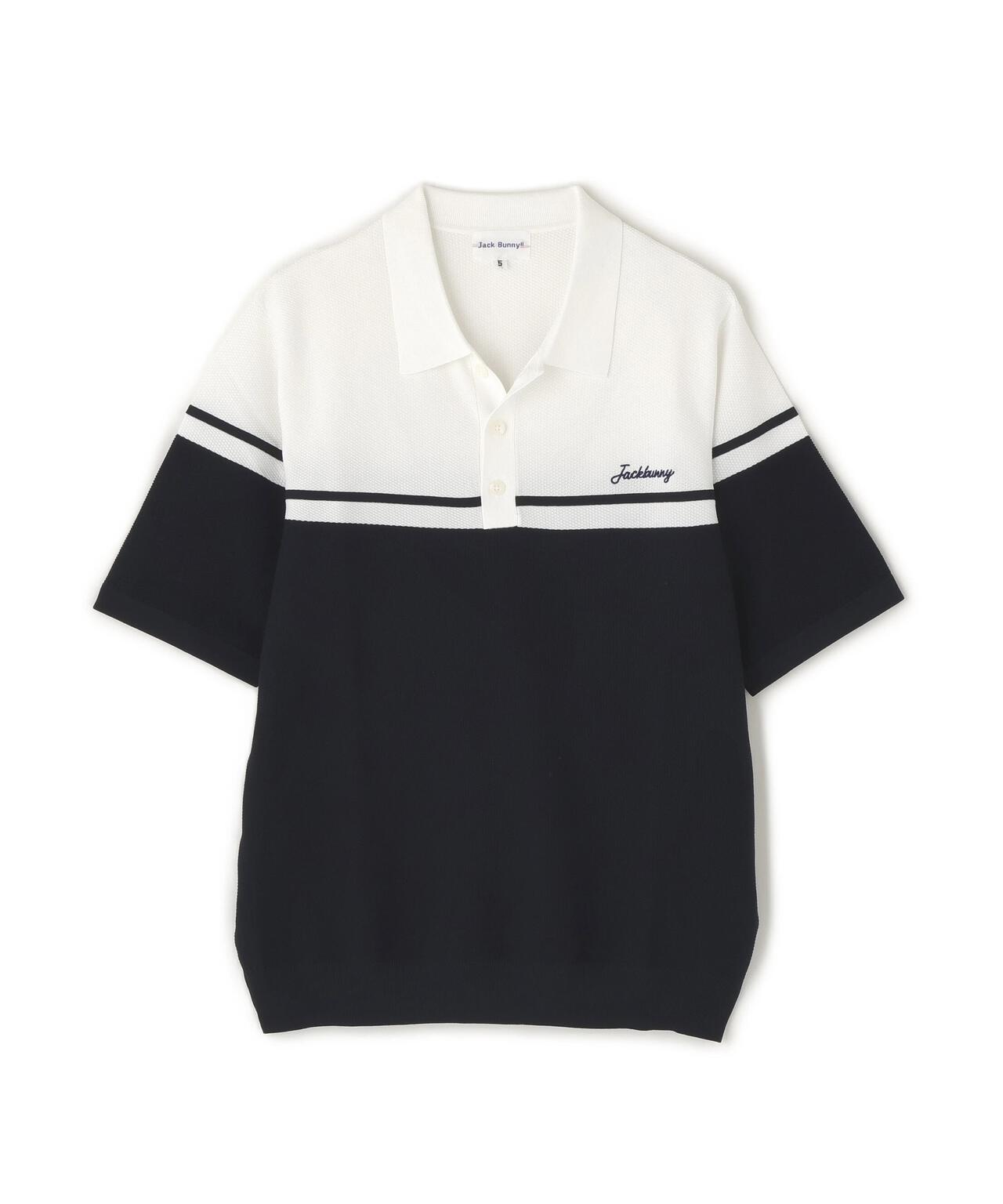 PE半袖ニットポロシャツ