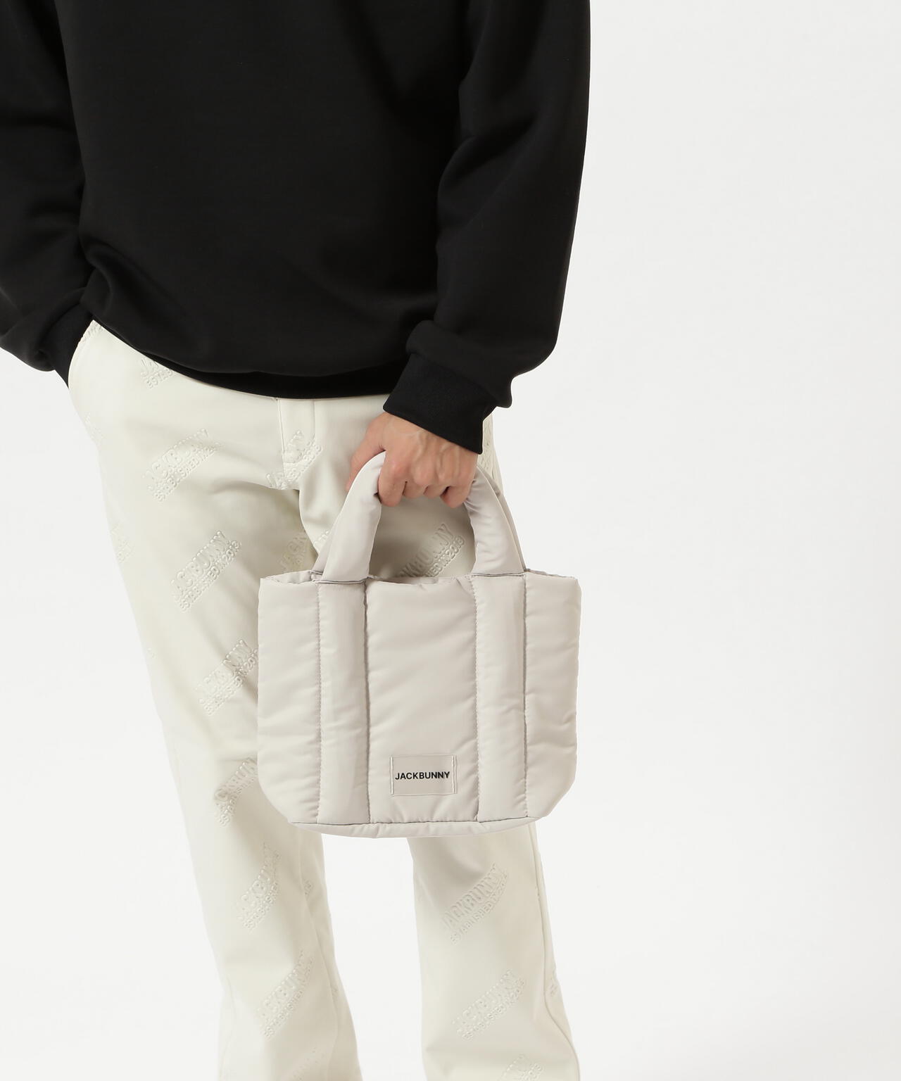 【新品】Jack Bunny! ジャックバニー　トートバッグ ホワイト Jack Bunny!!（ジャックバニー）の「【Jack Bunny!!】【藤子90th