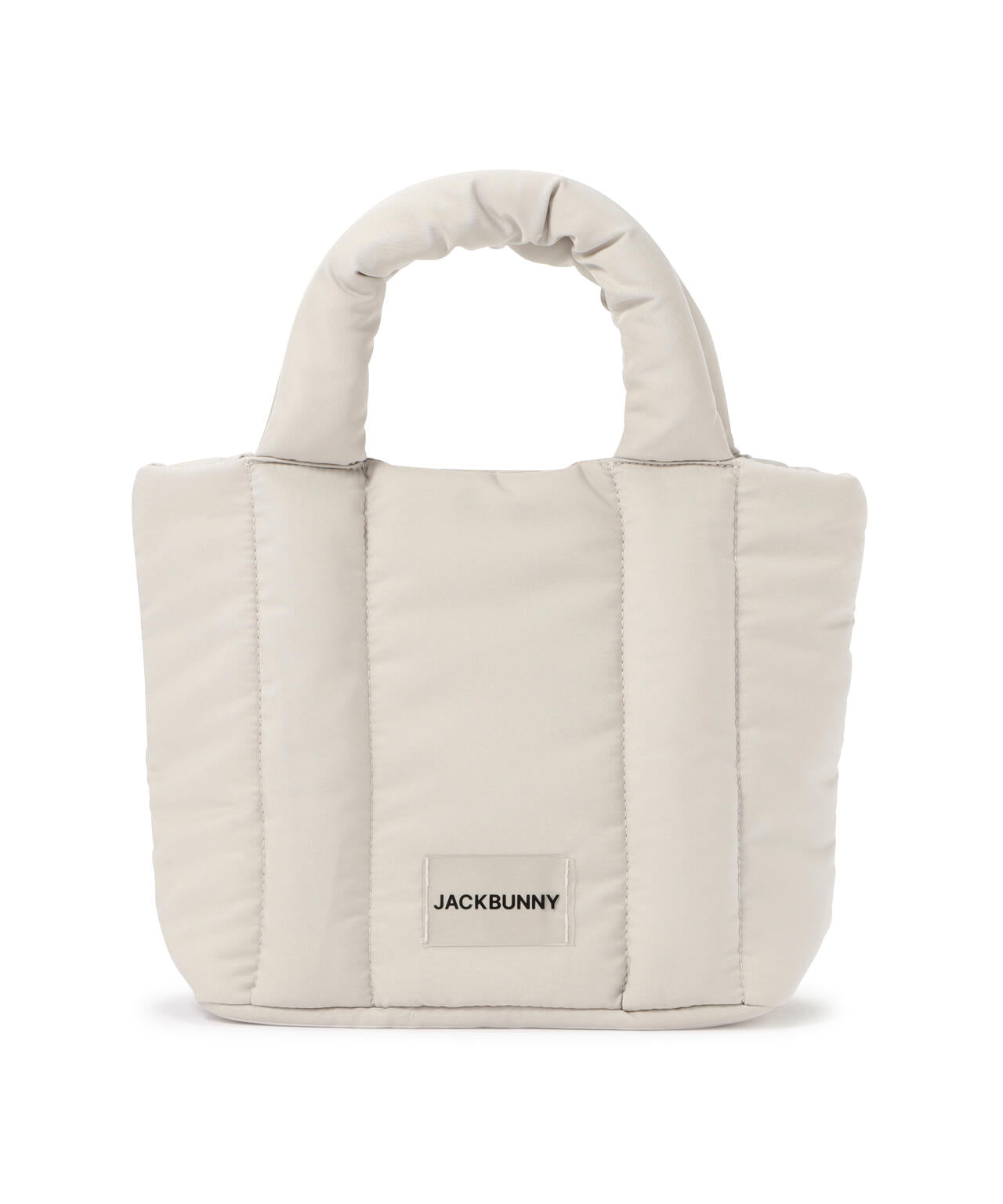 JACKBUNNY トートバッグ ベージュ 中綿カートバッグ (UNISEX) | Jack Bunny!!（ジャックバニー