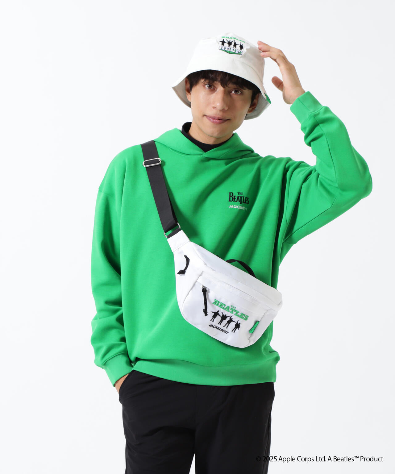 【The BEATLES ×Jack Bunny!!】ショルダーバッグ (UNISEX)