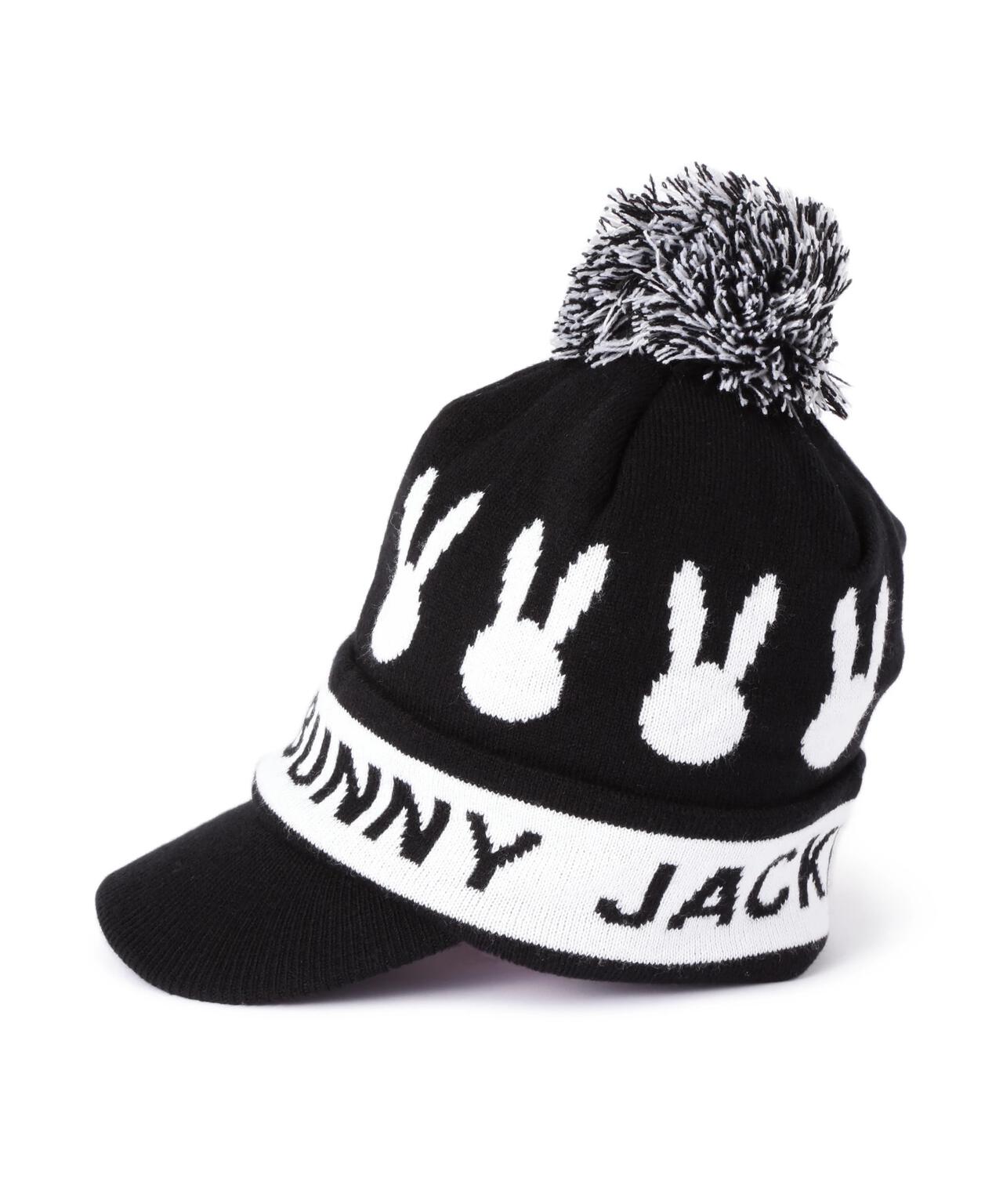 Jack Bunny!! キャップ・バイザー・ニット帽セット うさぎニットキャップ (UNISEX) | Jack Bunny!!（ジャックバニー