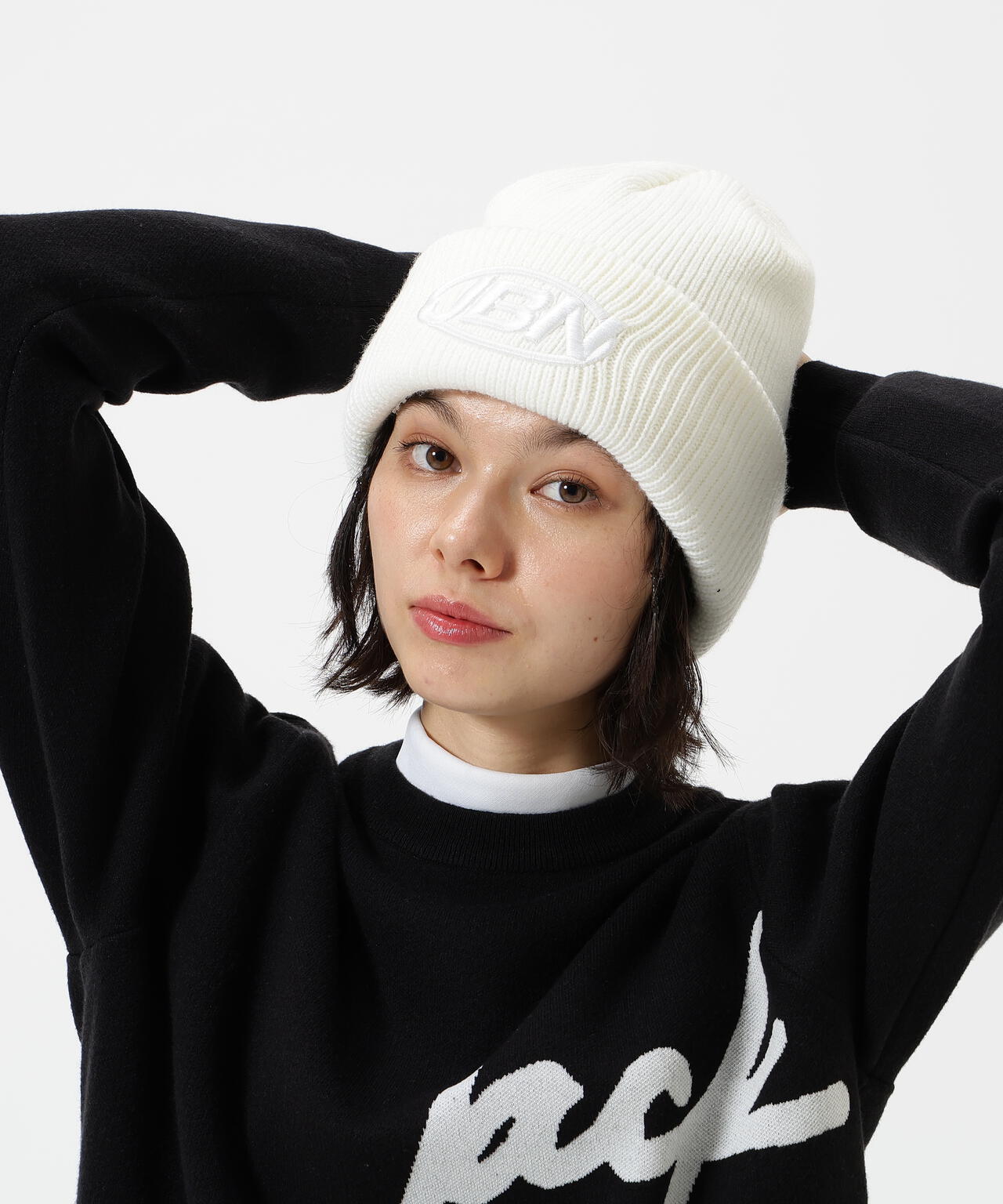 JBMINT】JBNロゴ リブニットキャップ (UNISEX) | Jack Bunny