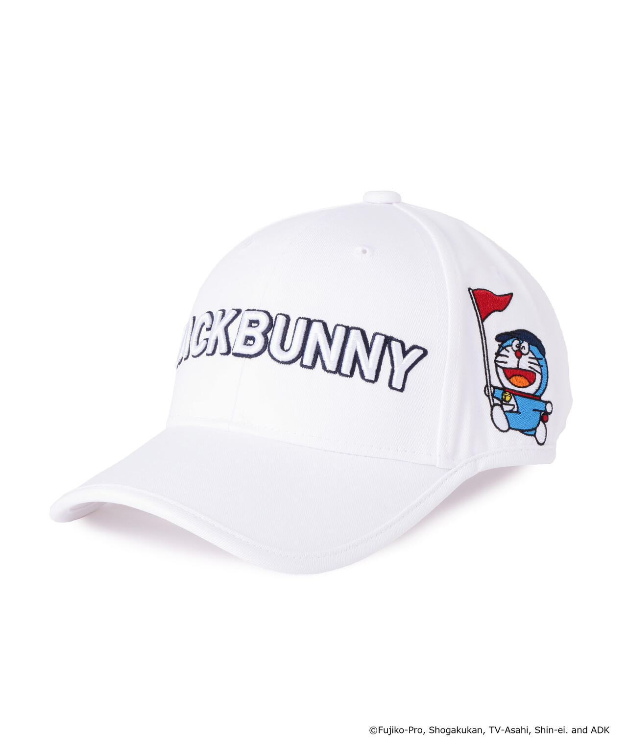 未使用 レア JACK BURNNY ドラえもん ホワイト キャップ ドラえもん】キャップ (UNISEX) | Jack Bunny!!（ジャックバニー