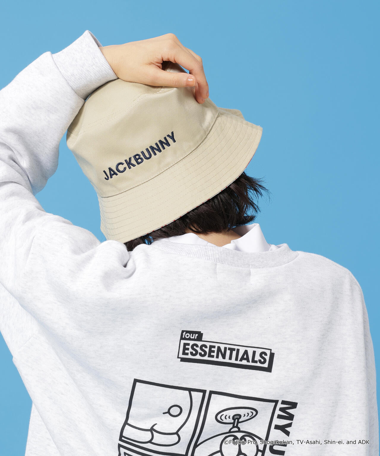 【未着用】Jack Bunny!! ドラえもん ハット タグ付き ドラえもん】サファリハット (UNISEX) | Jack Bunny!!（ジャックバニー