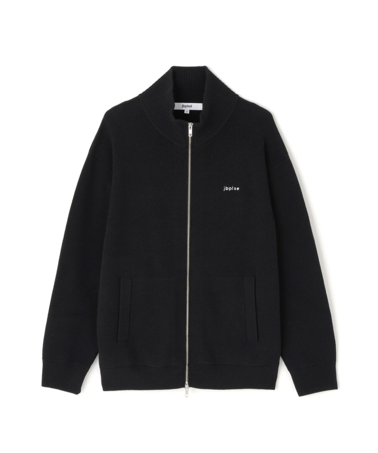 【jbplse】クリンプブレンドウールドライバーズニット