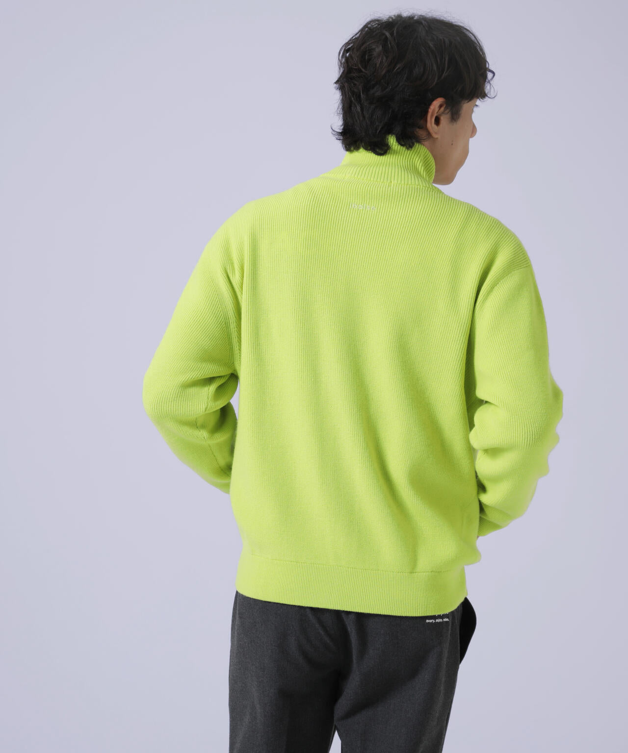 【jbplse】クリンプブレンドウールドライバーズニット