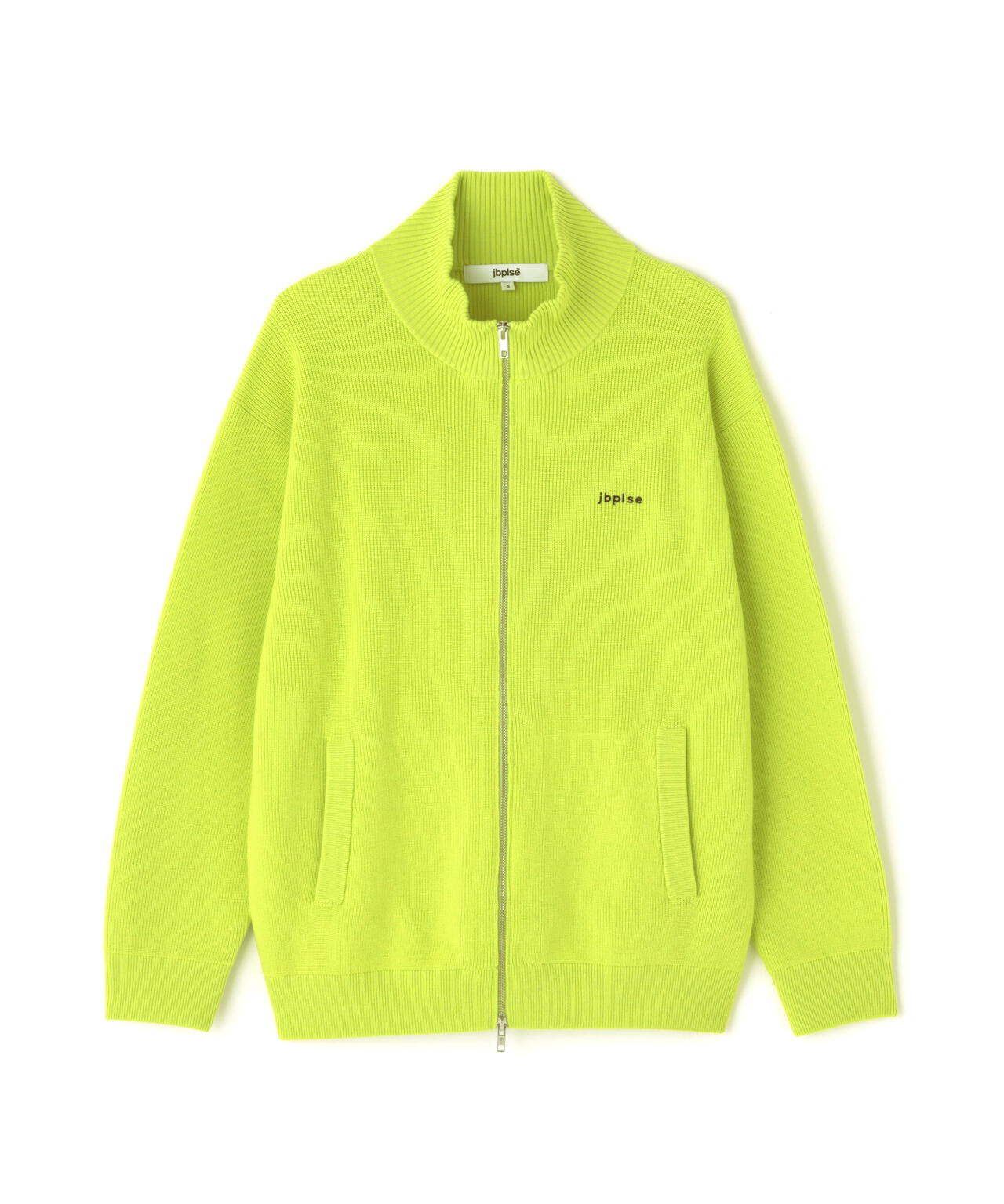 【jbplse】クリンプブレンドウールドライバーズニット