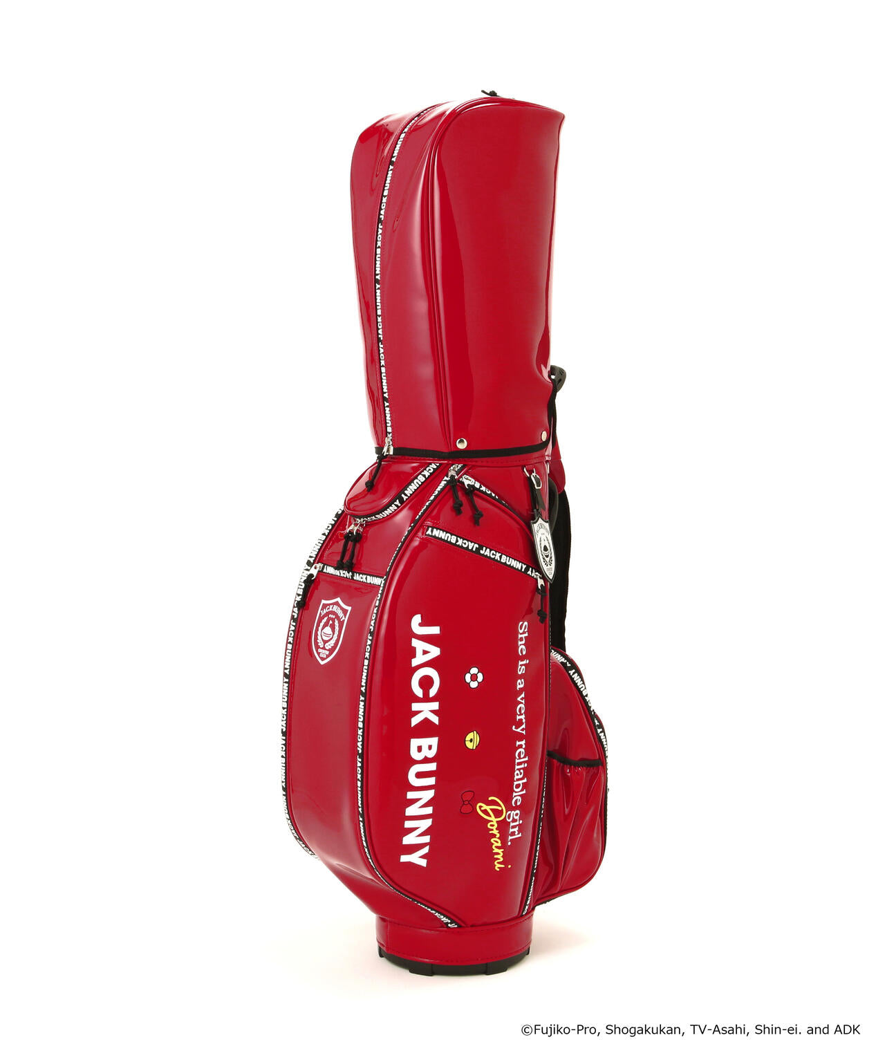 JACKBUNNY ✕うさみみドラえもんコラボレッドチェック キャディバッグ JACKBUNNY ✕うさみみドラえもんコラボレッドチェック キャディ