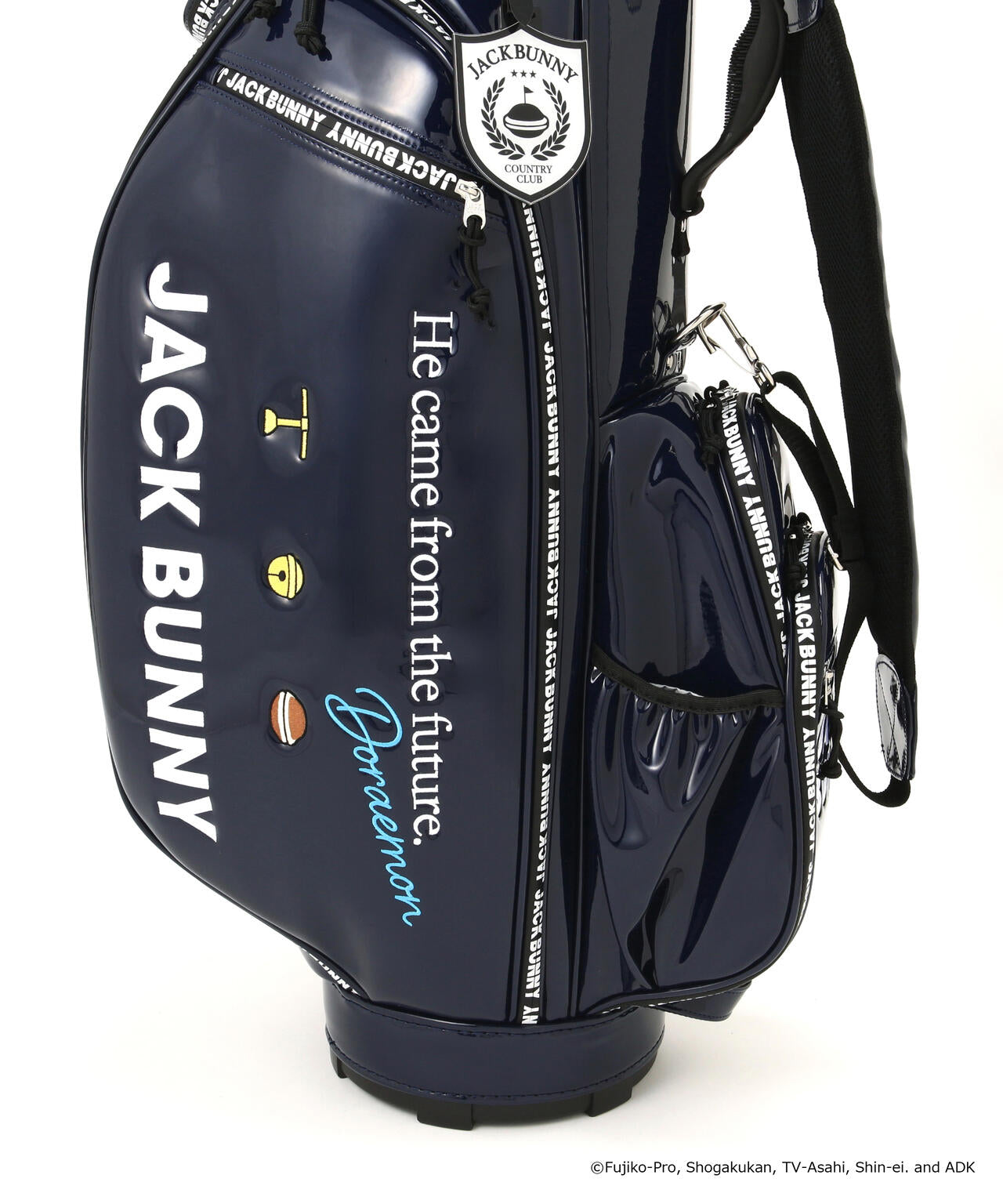 【ドラえもん】自立型エナメルキャディバッグ (46インチ対応) (UNISEX)