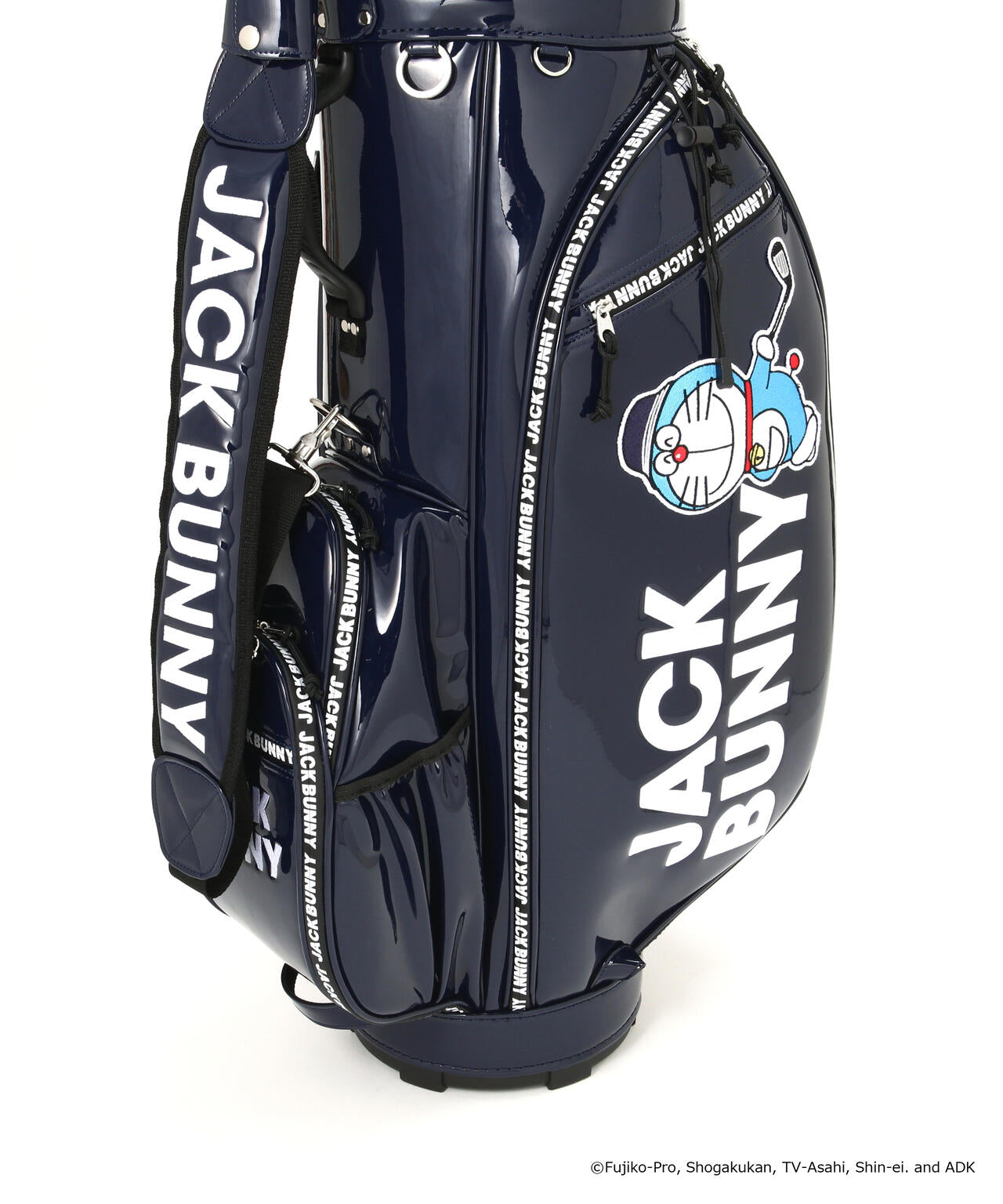 【ドラえもん】自立型エナメルキャディバッグ (46インチ対応) (UNISEX)