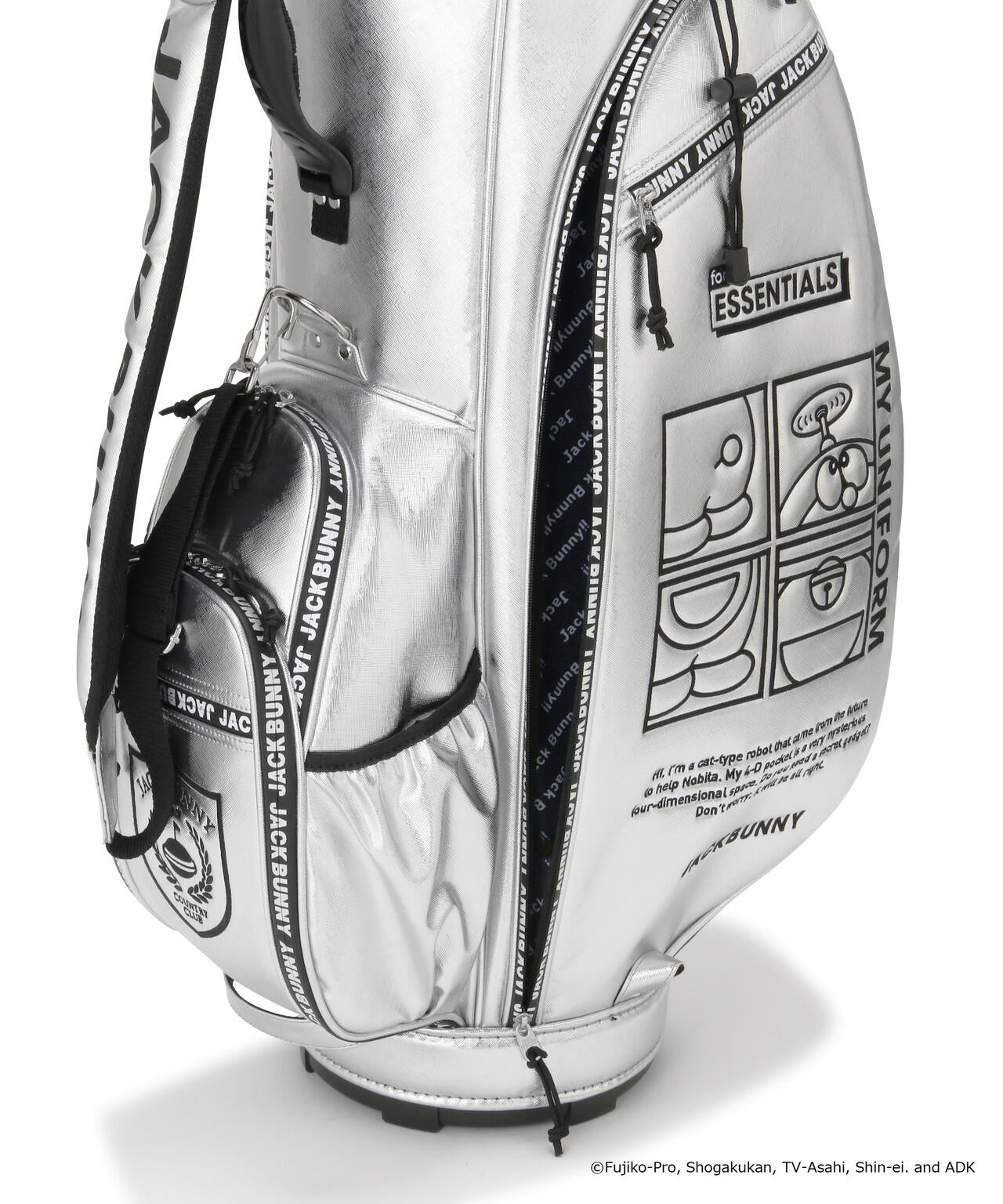 ジャックバニー　ドラえもんコラボキャディバッグセット ドラえもん】【直営店舗&公式オンライン限定】メタリック