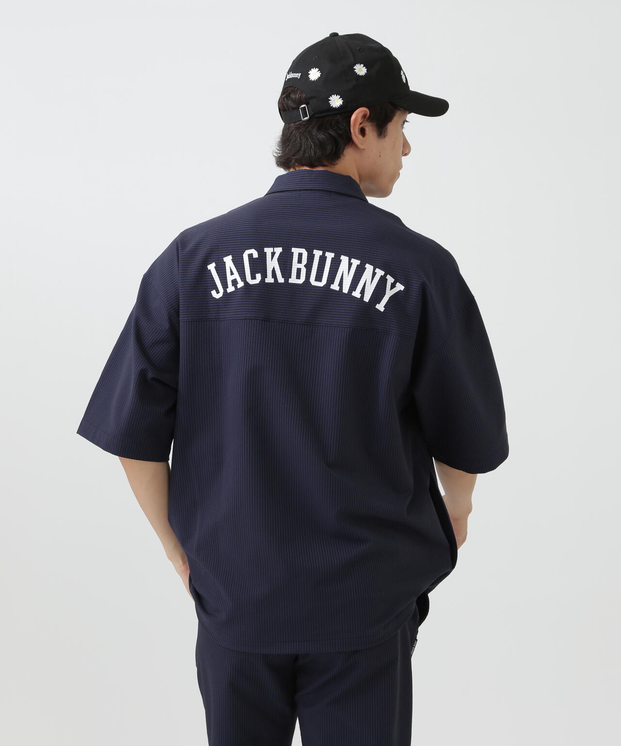 吸水速乾ストライプ半袖シャツ | Jack Bunny!!（ジャックバニー