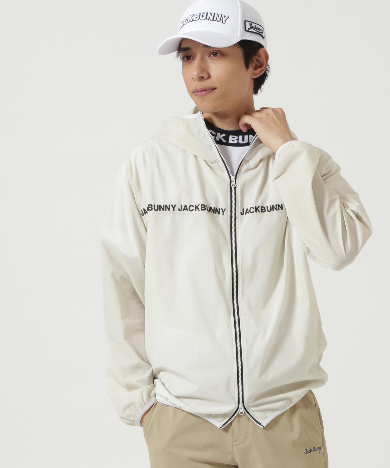 軽量撥水ジップアップフーディブルゾン | Jack Bunny!!（ジャック