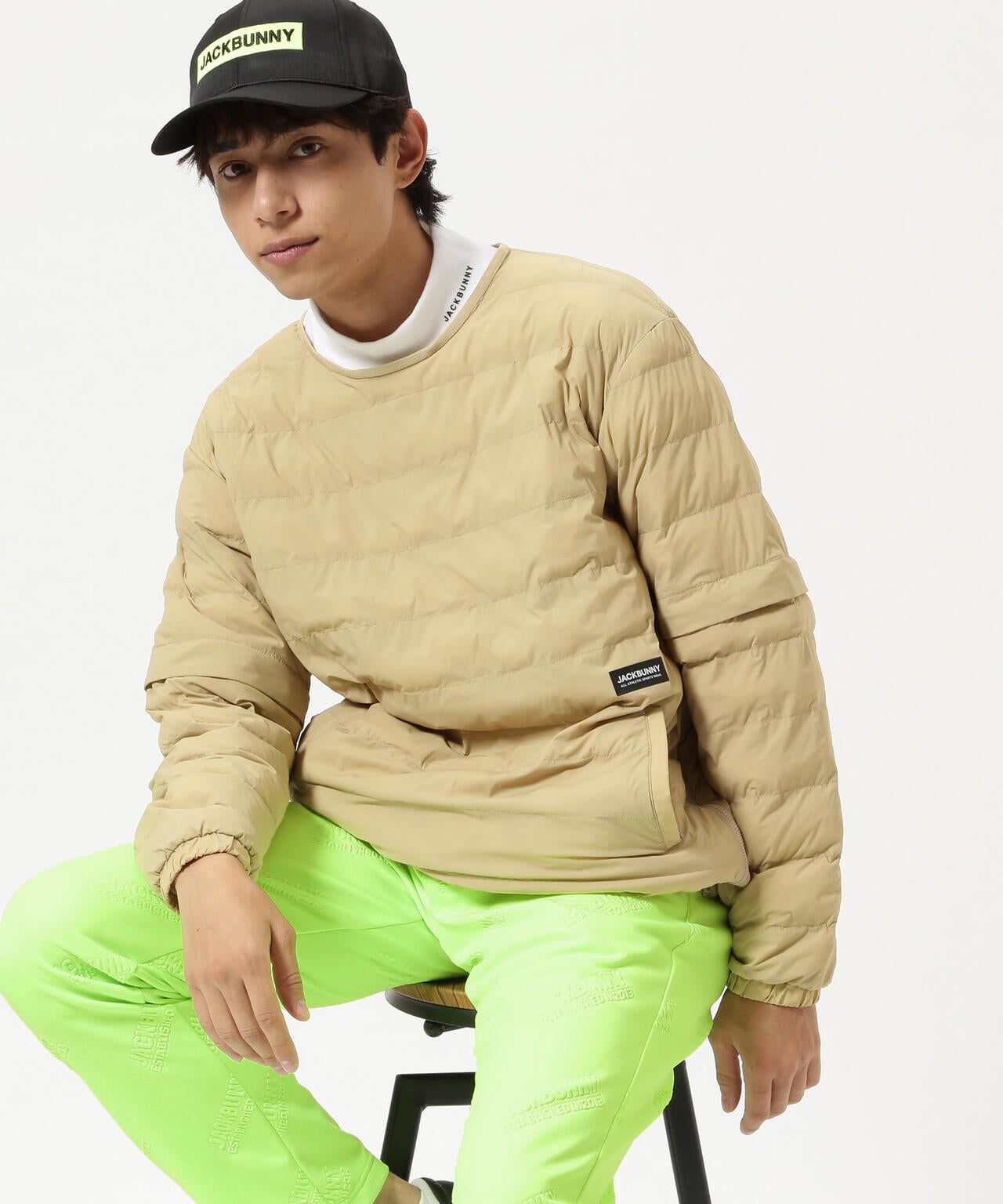 JACKBUNNY!!・マジックダウンライトタフタダウンブルゾン ストレッチタフタ 中綿ブルゾン | Jack Bunny!!（ジャックバニー