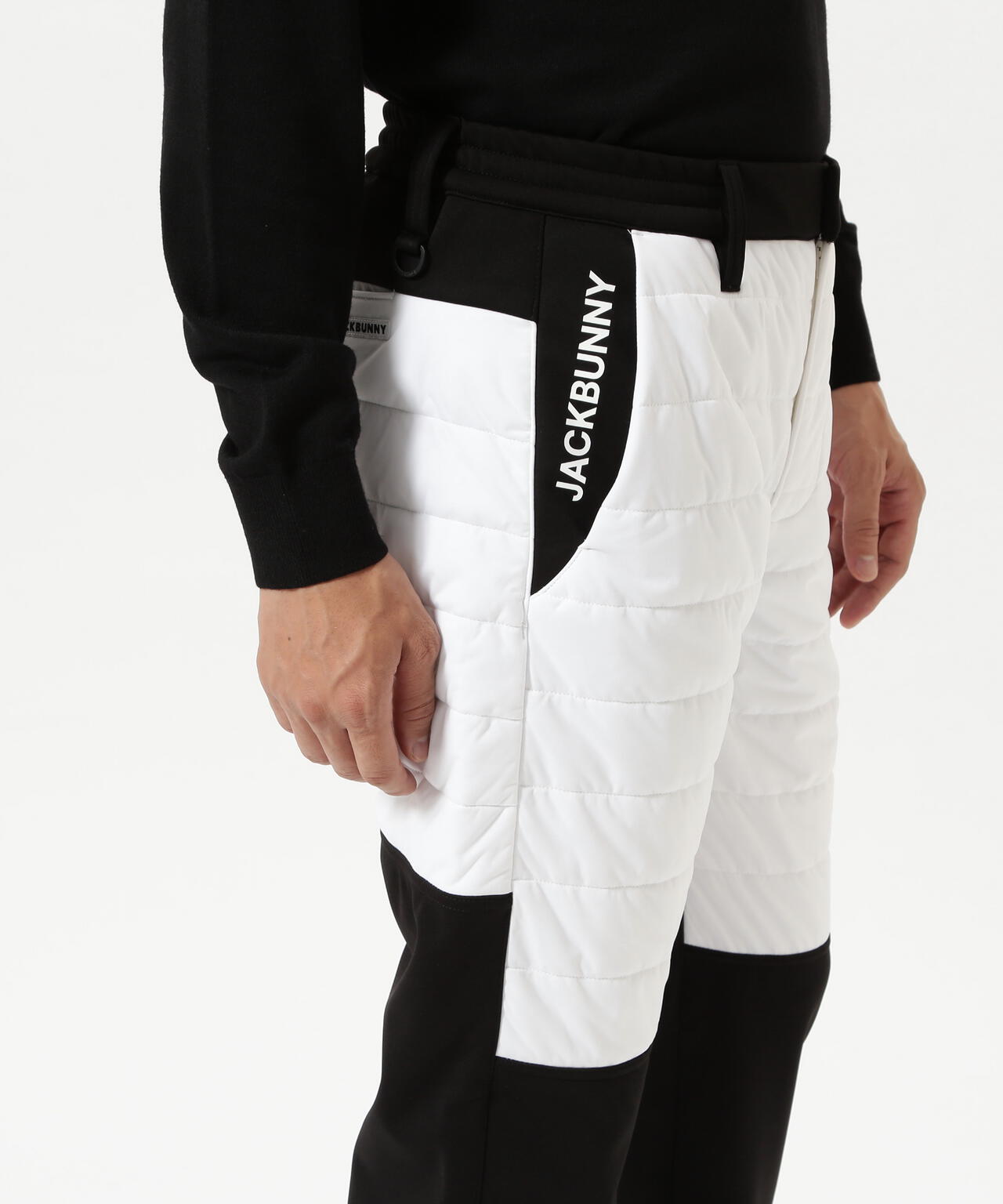 PEスムースラミネート中綿ロングパンツ