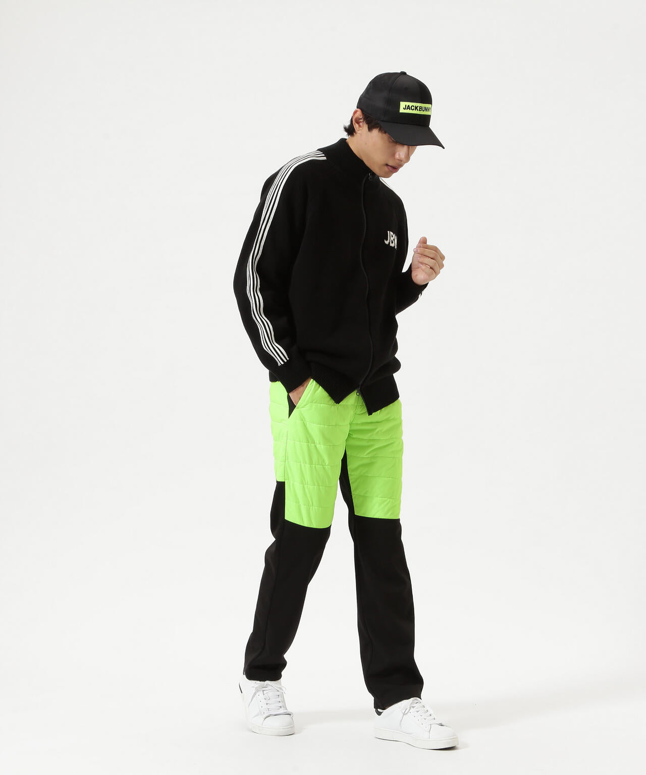 PEスムースラミネート中綿ロングパンツ