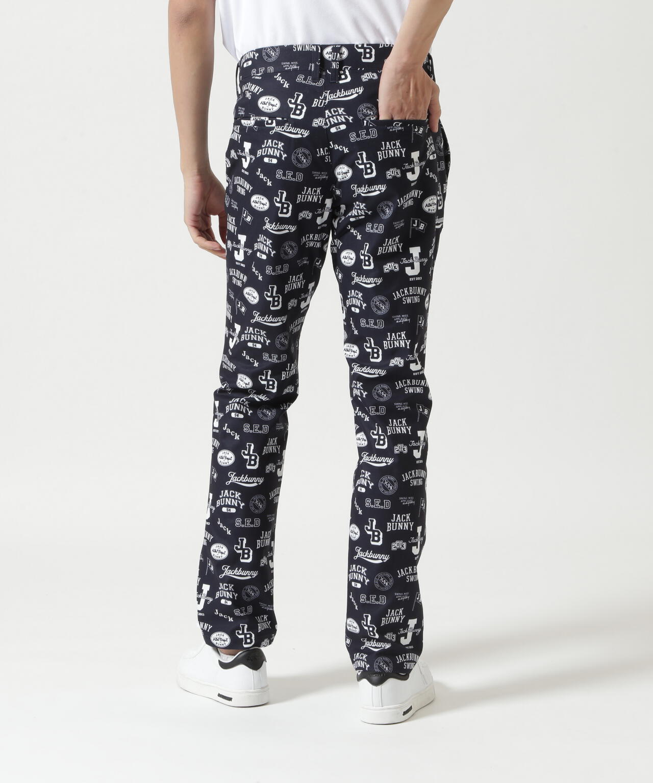 PEストレッチロゴプリントロングパンツ | Jack Bunny!!（ジャック