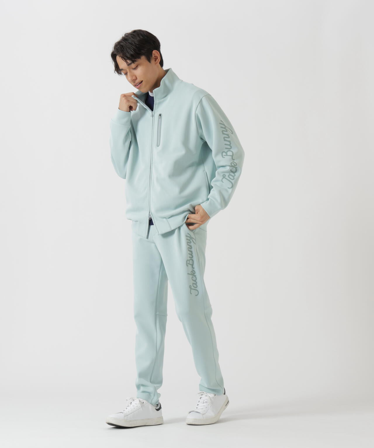 ☆新品☆ JACK BUNNYジャックバニー ジップアップブルゾン　L白 PEダンボールジップアップブルゾン | Jack Bunny!!（ジャックバニー