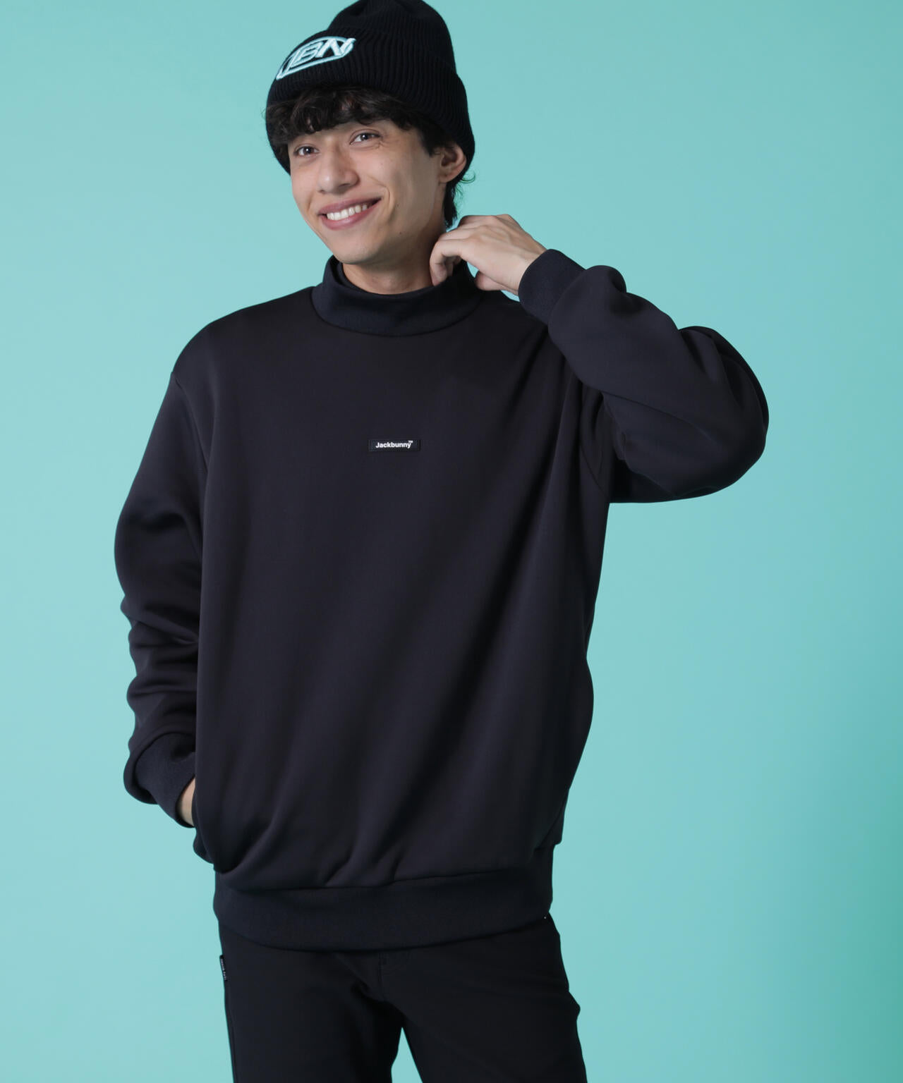 【JBMINT】KARUISHI バラクラバ一体型フーディプルオーバー