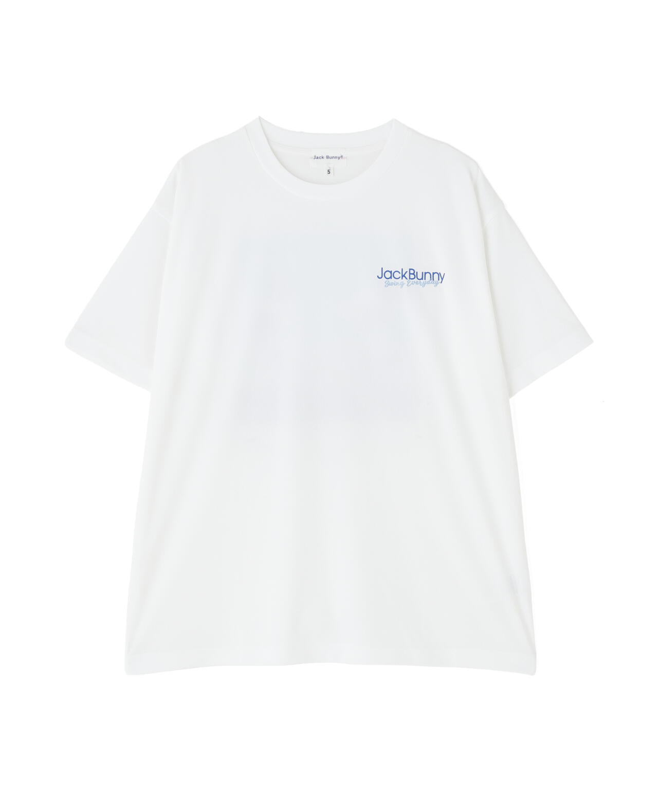 JACK BUNNY ホワイト Tシャツ PEバックメッシュプリントTシャツ | Jack Bunny!!（ジャックバニー