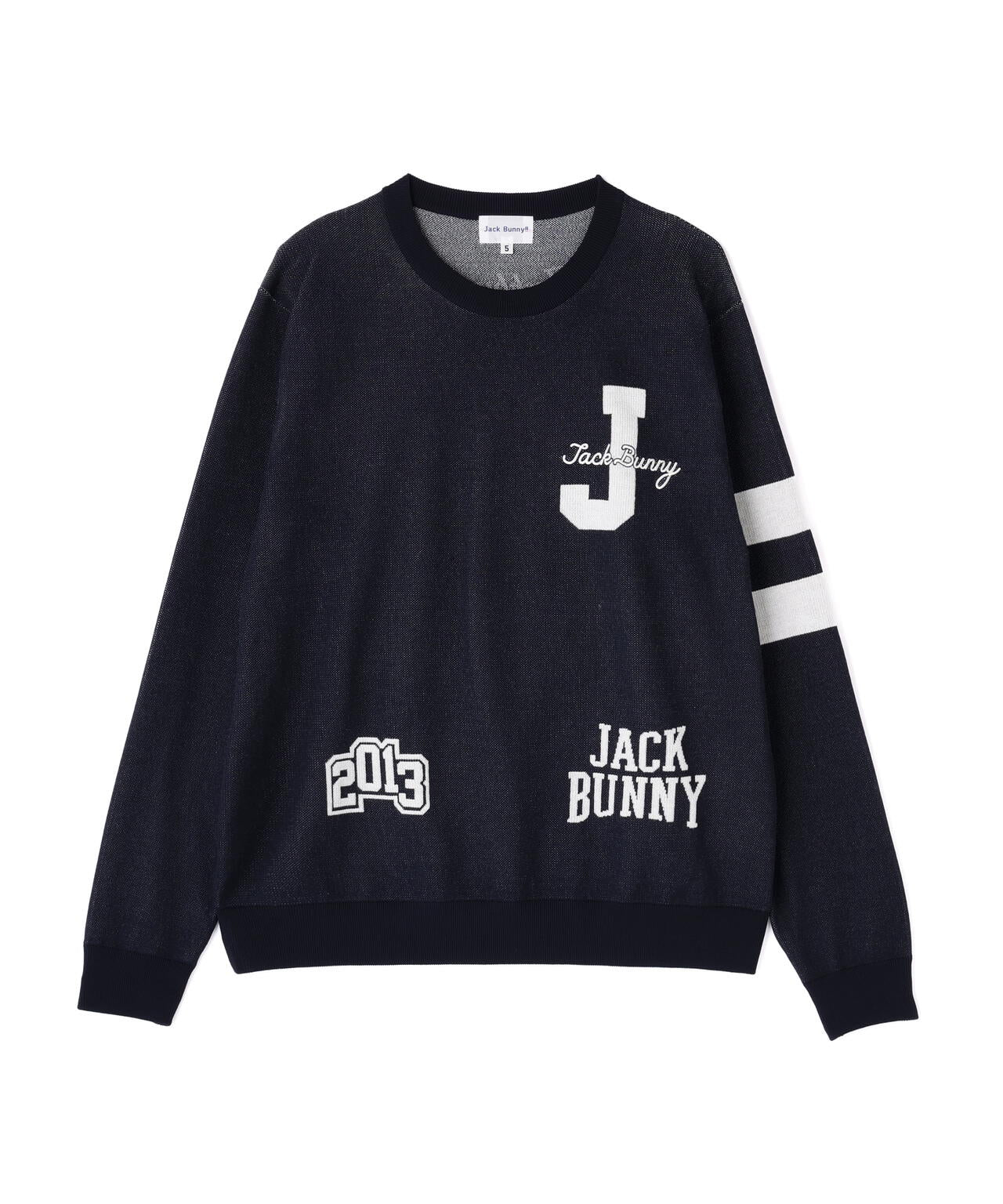 JACK 【値引】JACK BUNNY ロゴプリント セーター サイズ5 BUNNY ロゴ