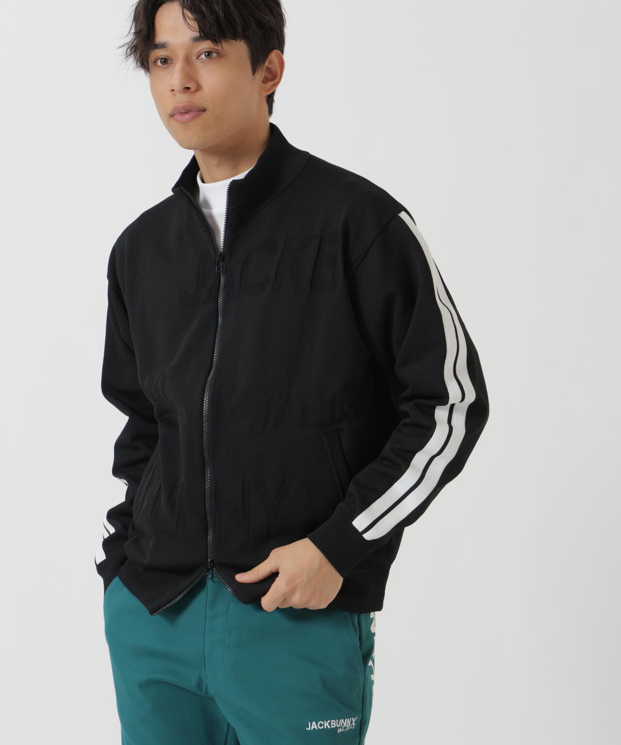 PEロゴカノコフルジップニットブルゾン | Jack Bunny!!（ジャック