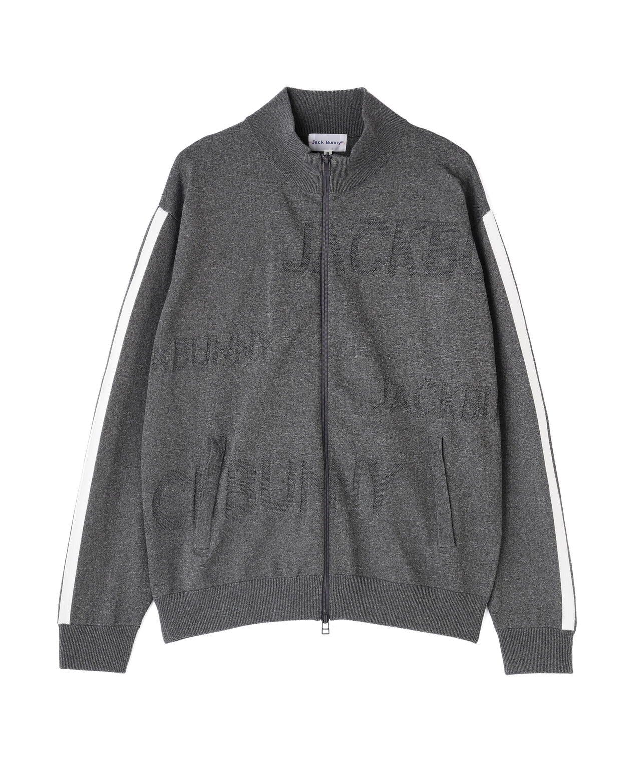 イージーケアPEロゴカノコフルジップニットブルゾン | Jack Bunny
