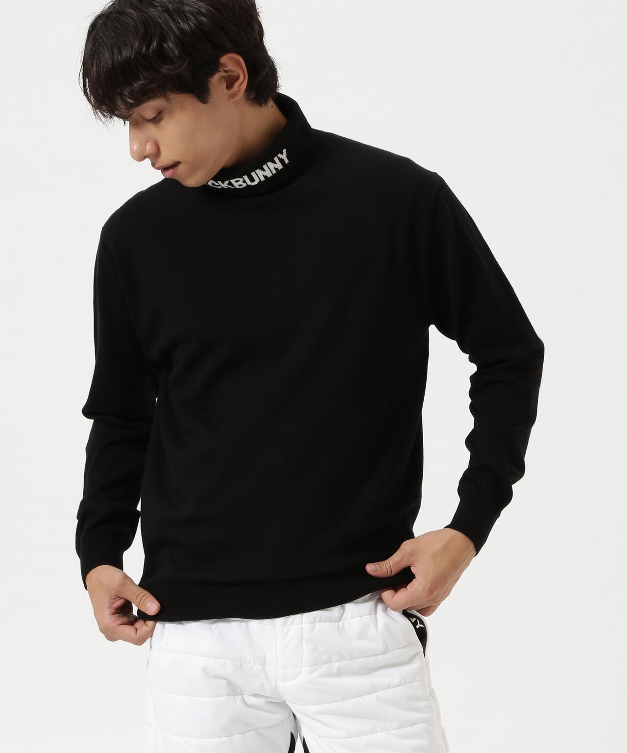 【直営店舗&公式オンライン限定】カシミヤタッチタートルネックニットプルオーバー