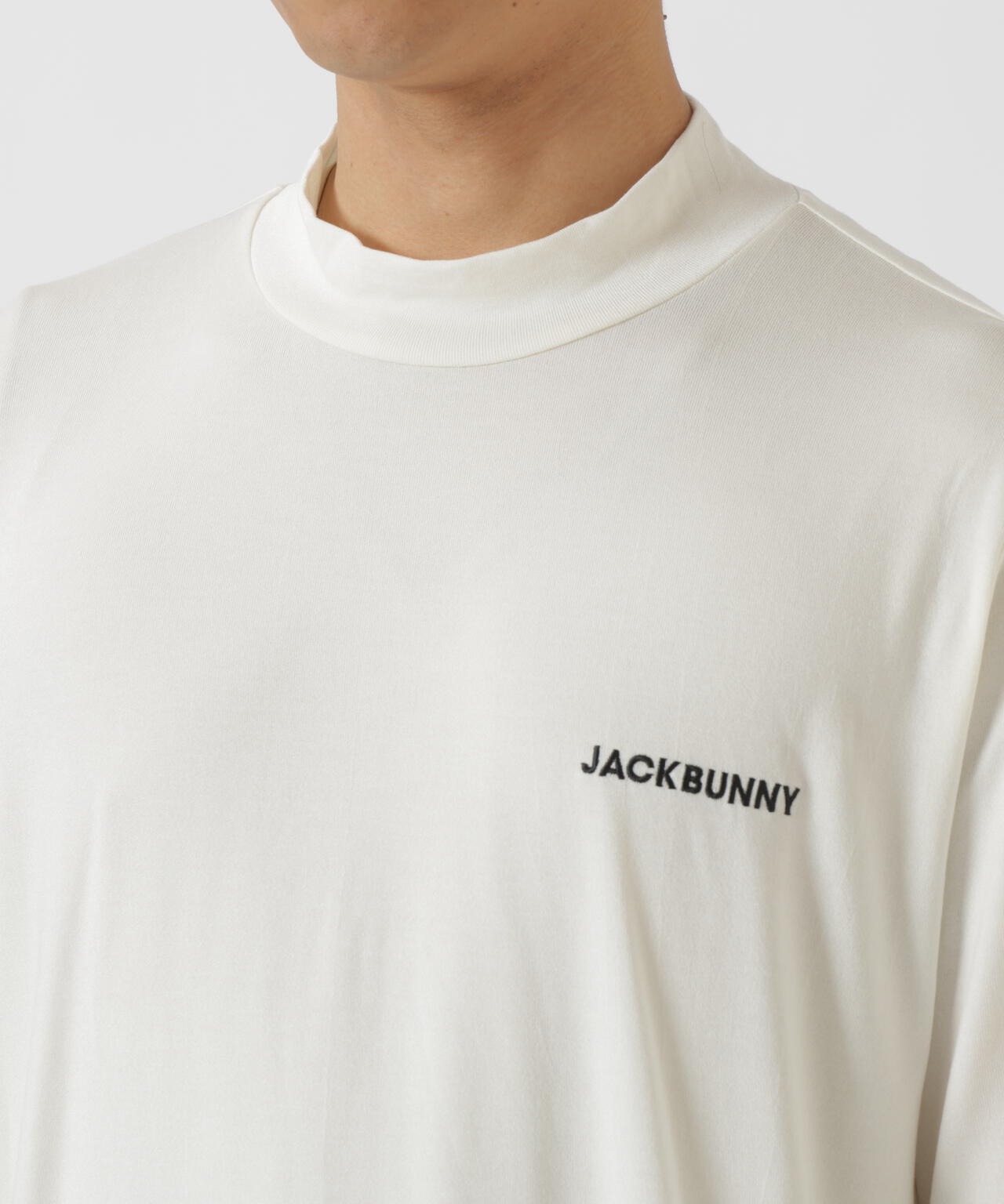 シルク混ハイゲージハイネックニットプルオーバー | Jack Bunny