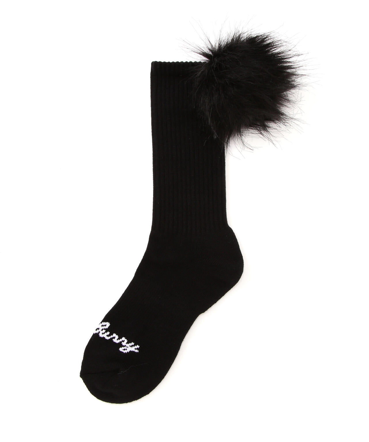 ファー梵天ミドルソックス (LADIES)