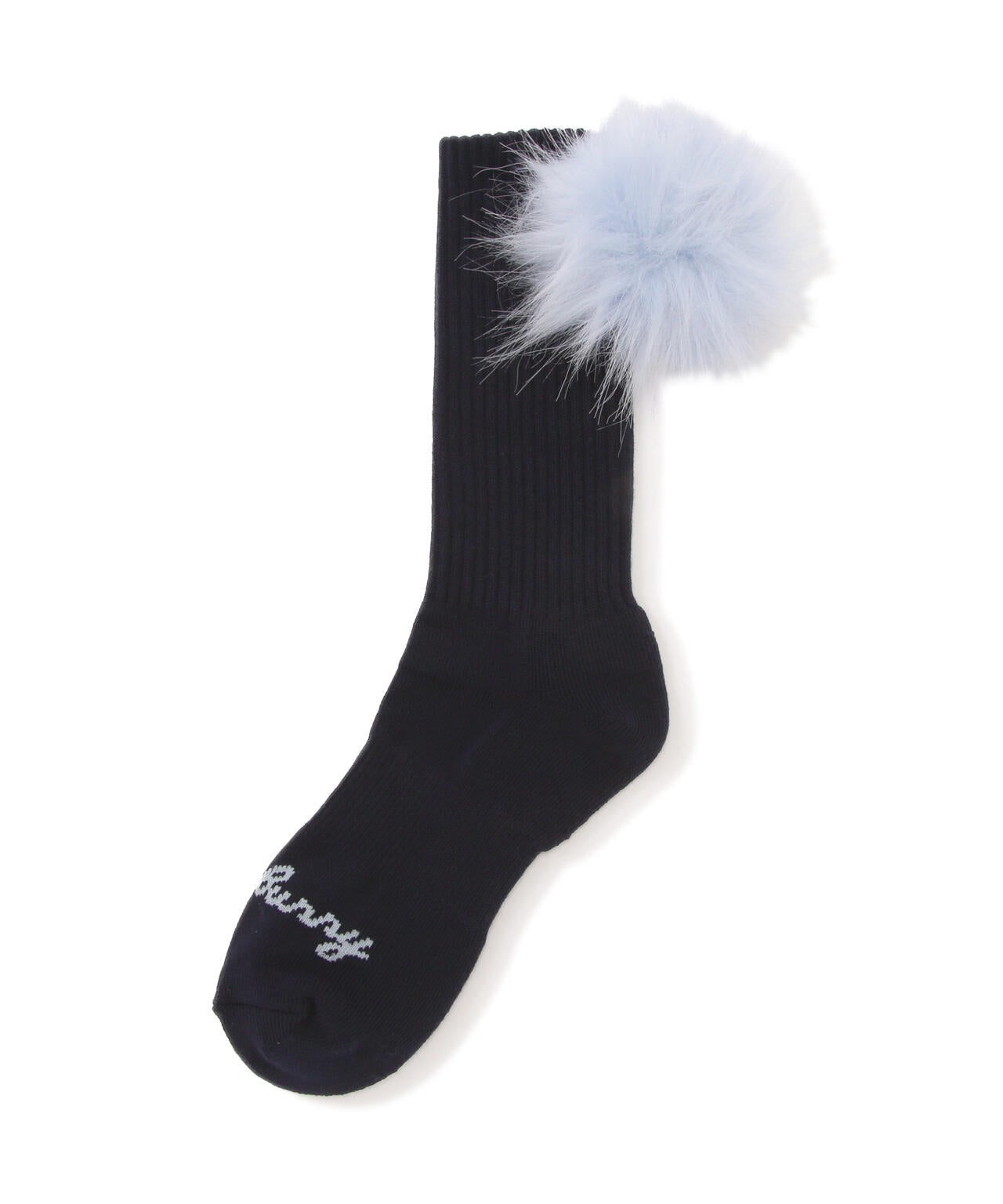 ファー梵天ミドルソックス (LADIES)