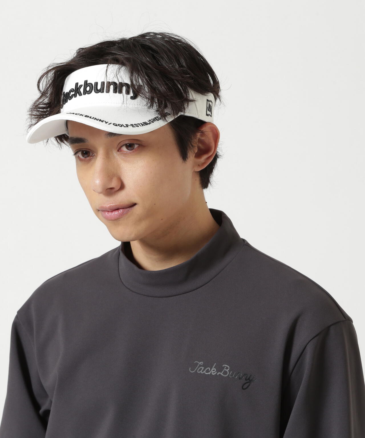 サングラスホルダー付バイザー (UNISEX)