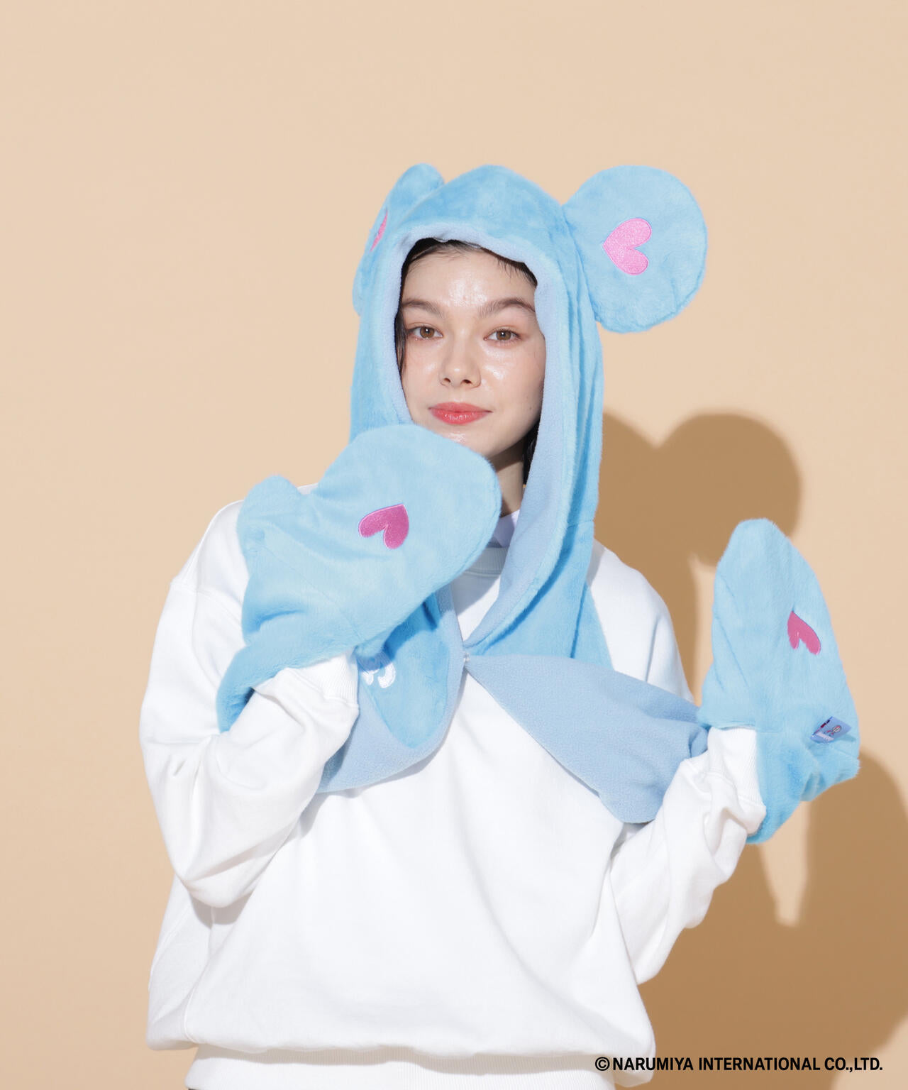 エルメス ライトブルー マフラー 帽子 セット【BABY用】 一部店舗&公式オンライン限定】エンジェルブルーコラボマフラー