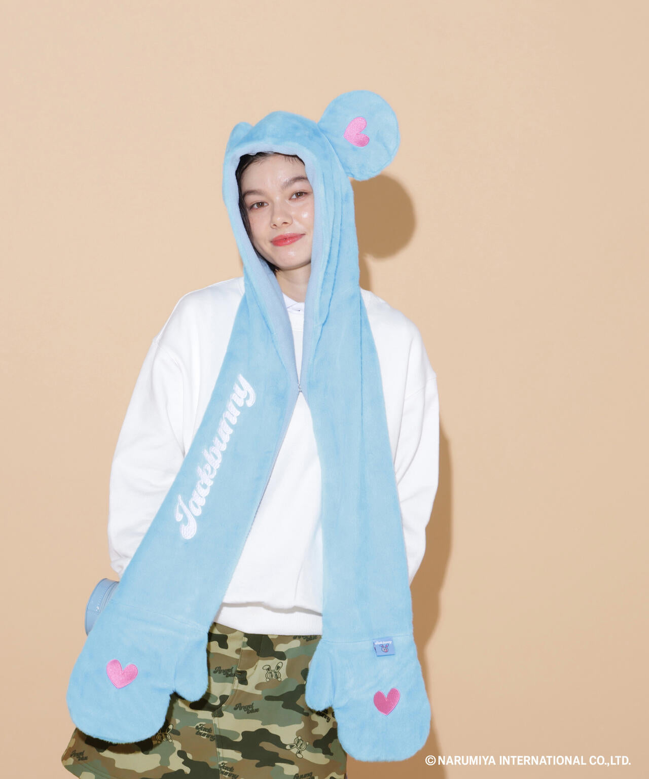 【一部店舗&公式オンライン限定】エンジェルブルーコラボマフラーキャップ (ジュニア)