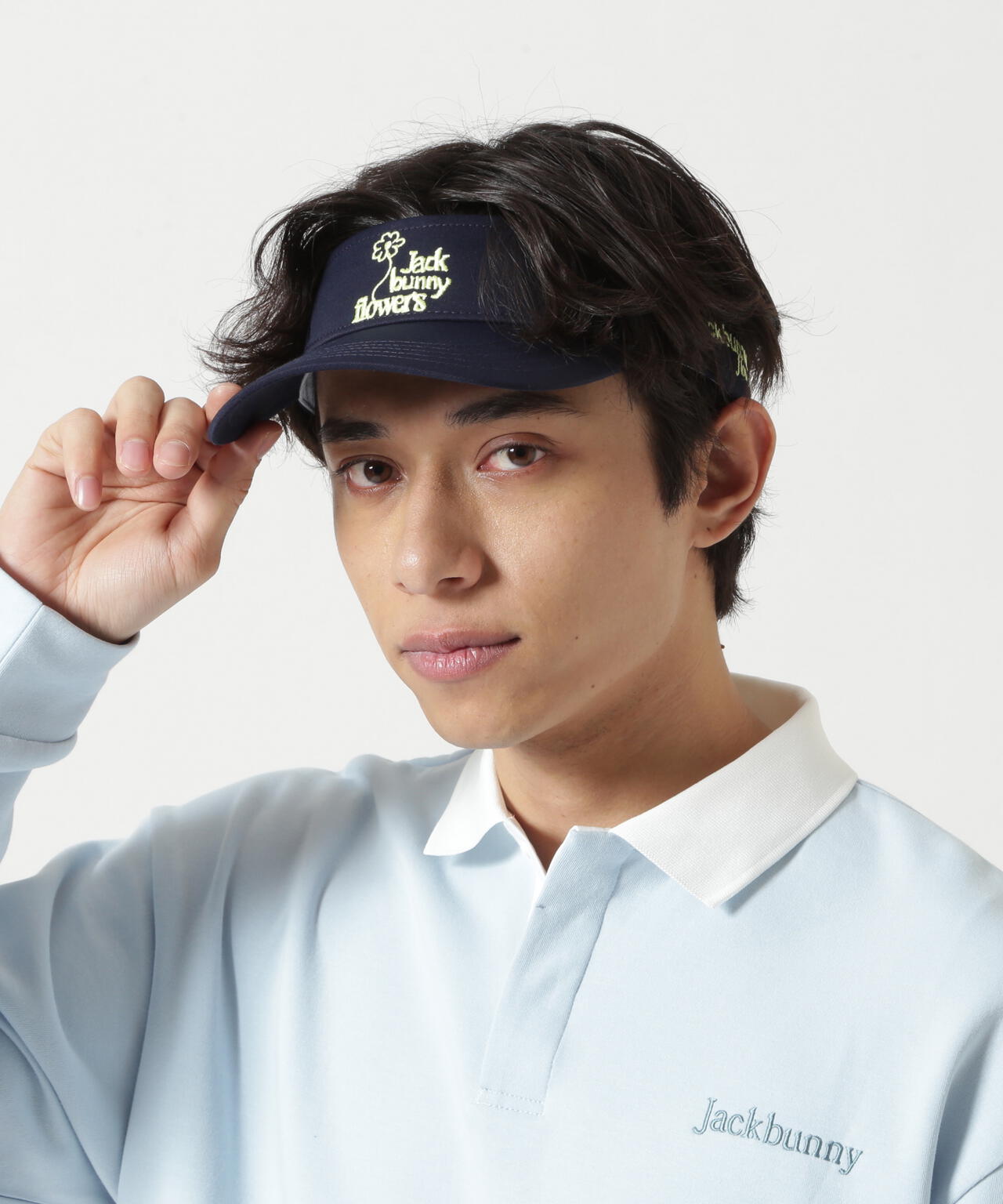 バイカラーバイザー (UNISEX)　