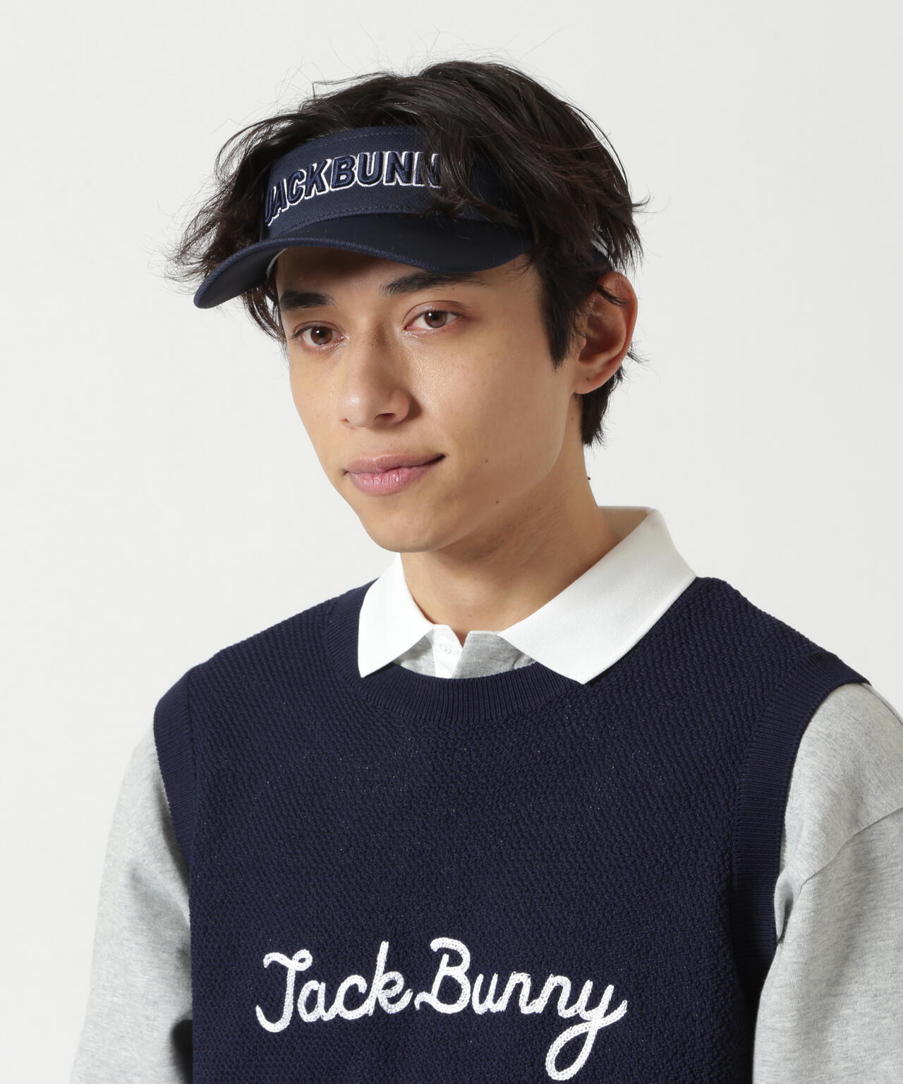 タグ付き未使用　JACK BUNNY ポロシャツ　サンバイザーセット M型バイザー (UNISEX) | Jack Bunny!!（ジャックバニー） ｜【公式