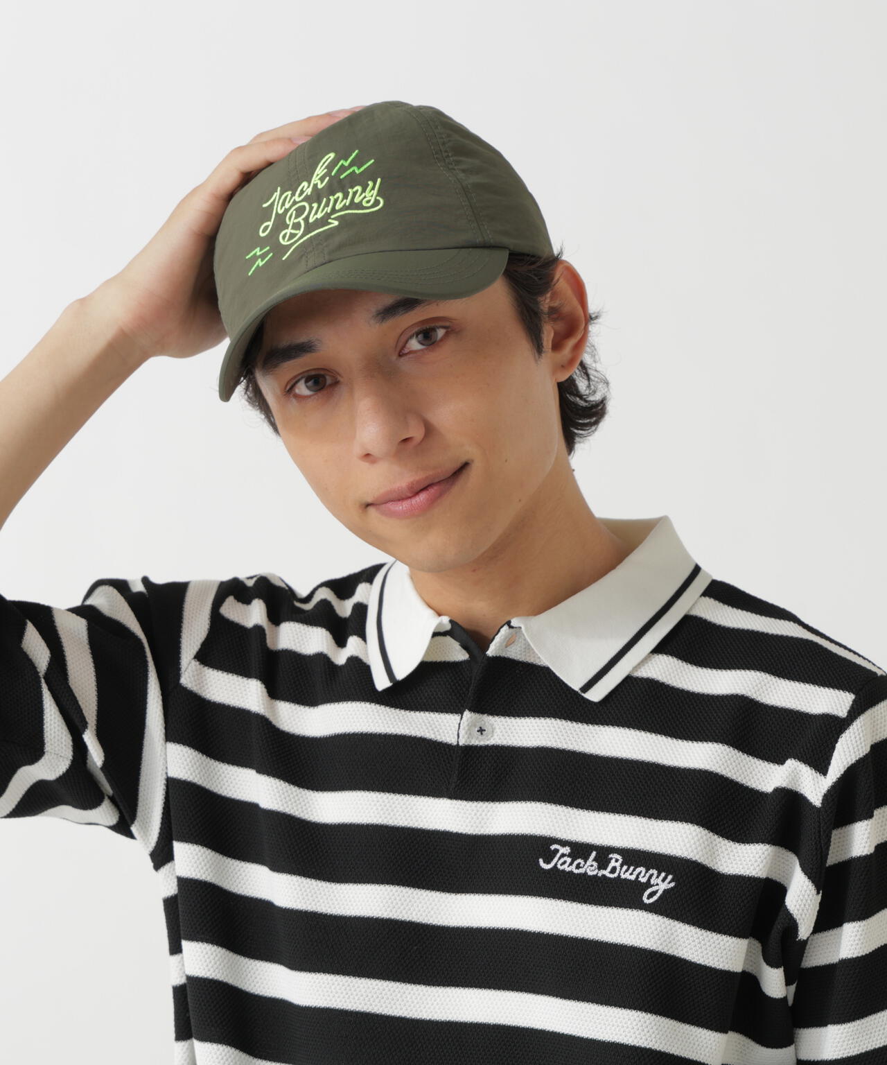 ネオンロゴキャップ (UNISEX) | Jack Bunny!!（ジャックバニー