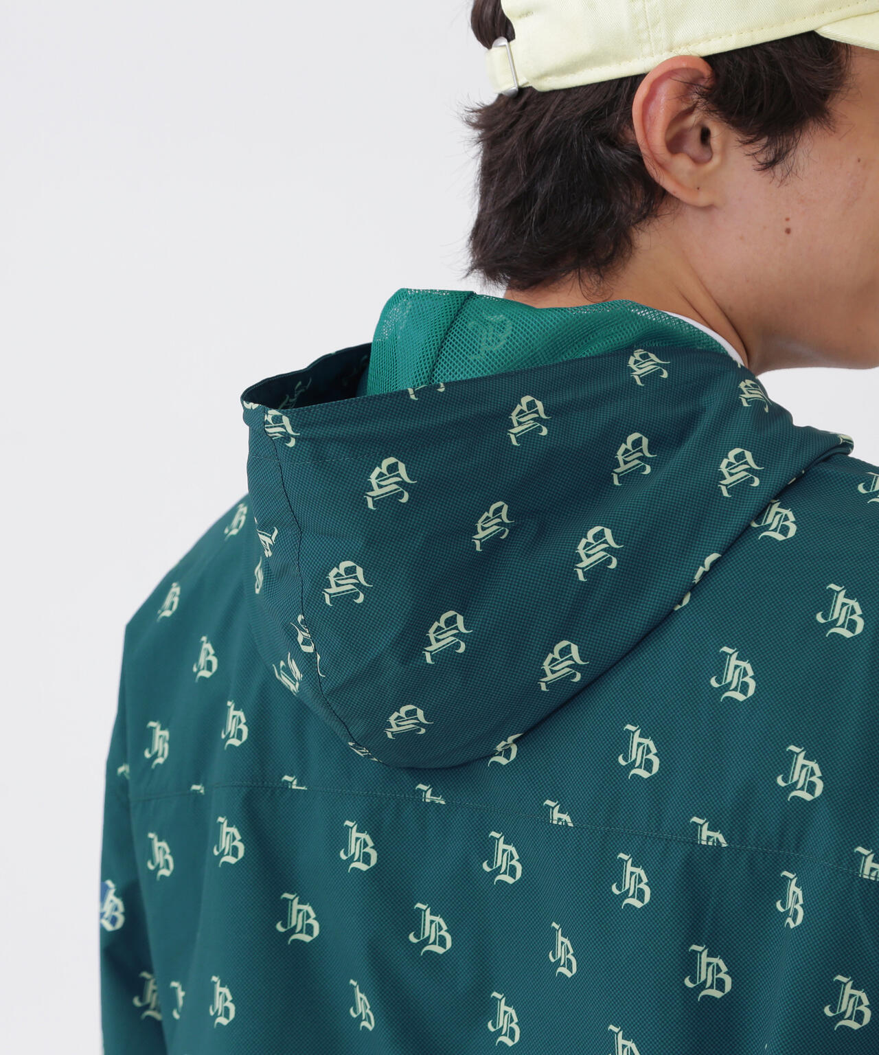 ゴシックロゴプリント裏メッシュフーディブルゾン (MENS) | Jack Bunny