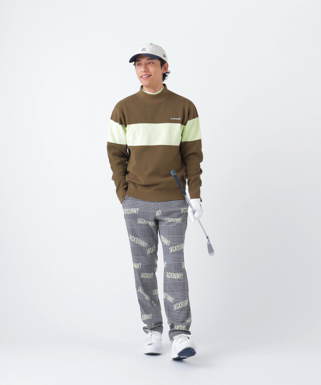 グレンチェックジャガードロングパンツ (MENS) | Jack Bunny