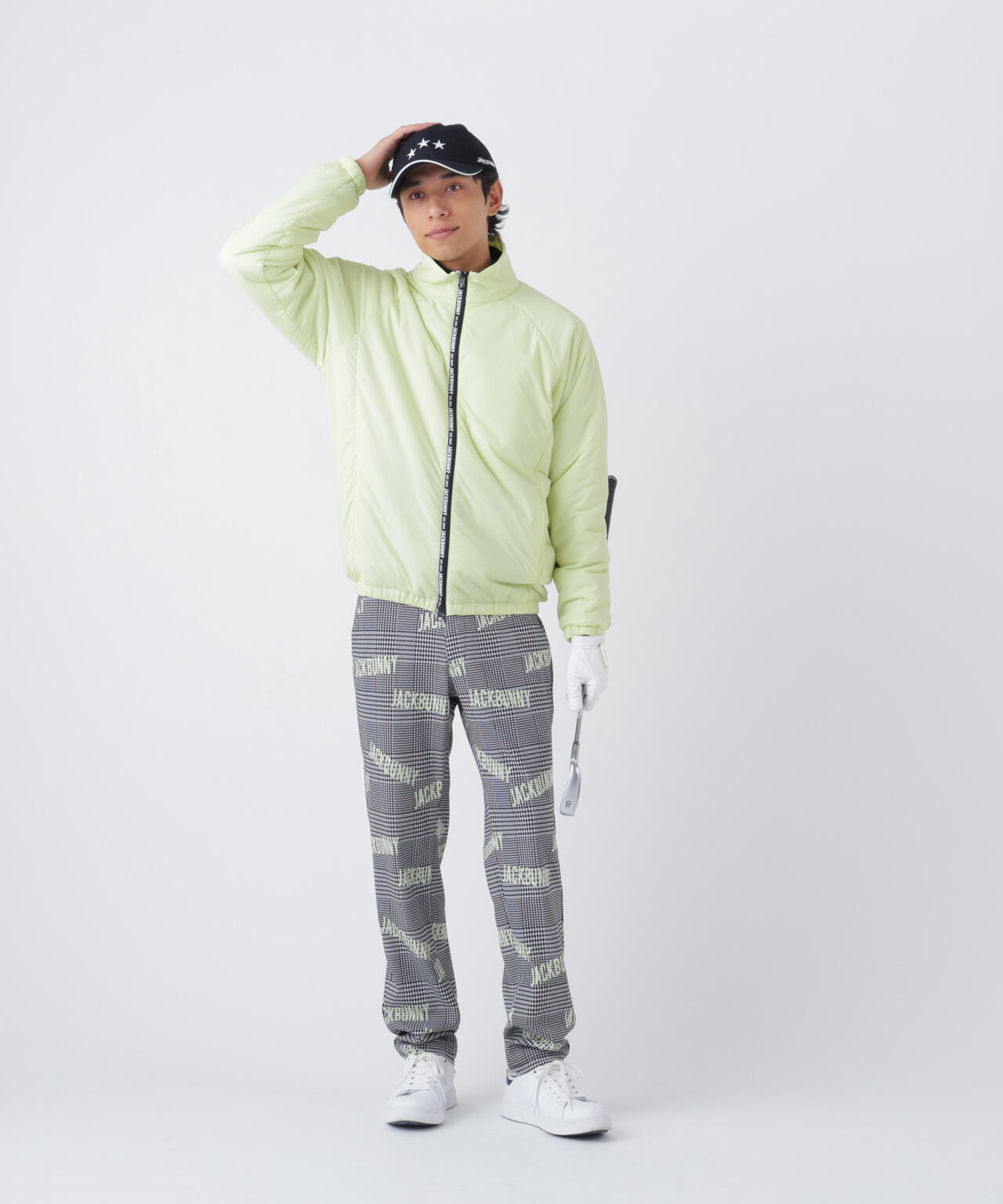 グレンチェックジャガードロングパンツ (MENS) | Jack Bunny