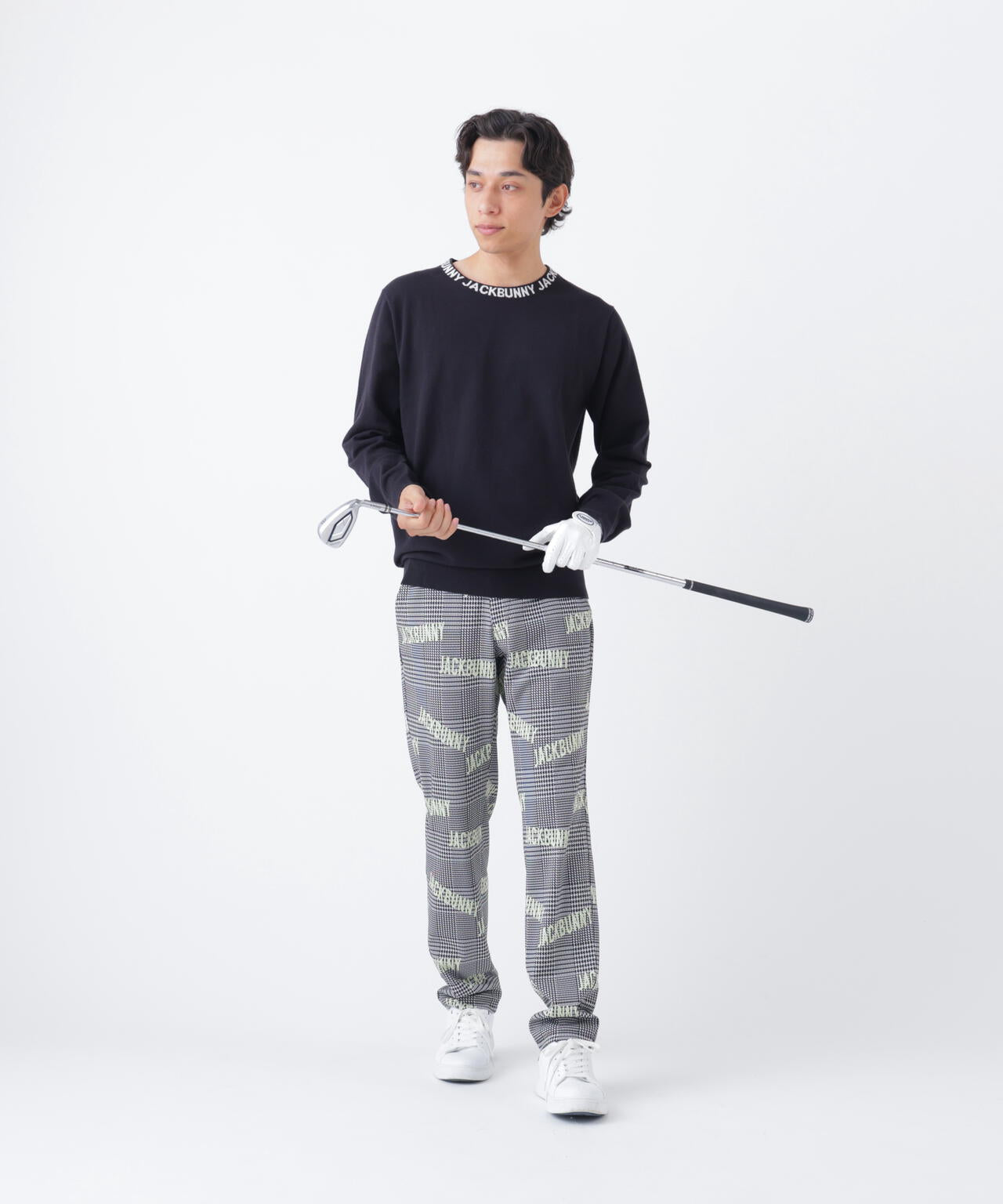 グレンチェックジャガードロングパンツ (MENS) | Jack Bunny