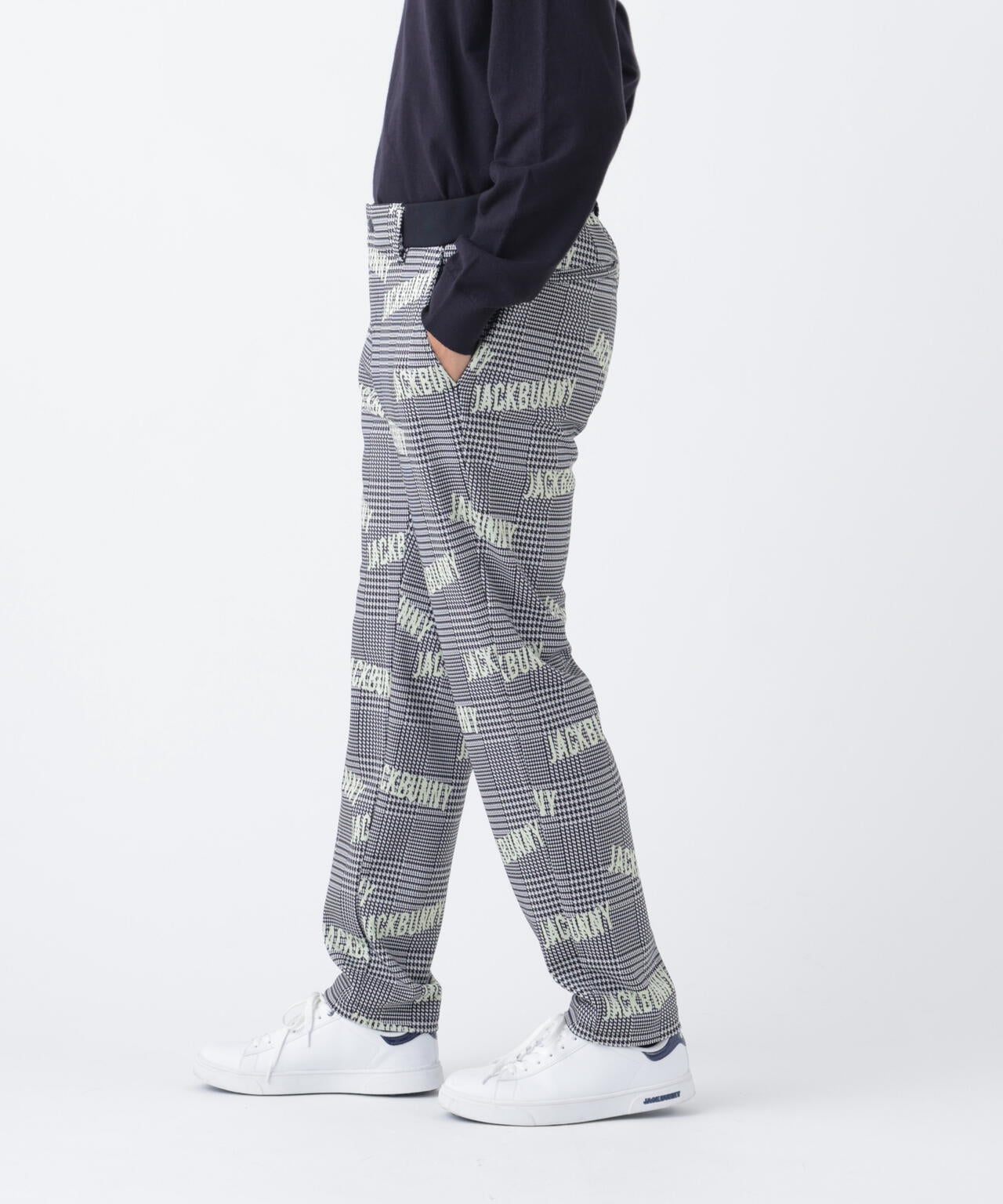 グレンチェックジャガードロングパンツ (MENS) | Jack Bunny
