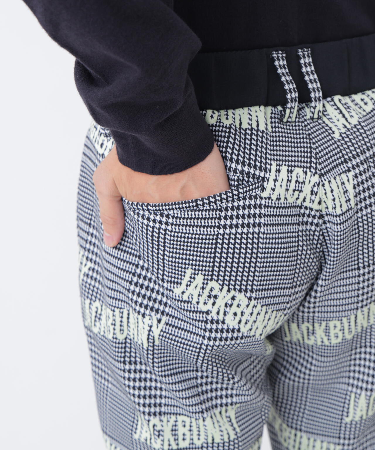 グレンチェックジャガードロングパンツ (MENS) | Jack Bunny