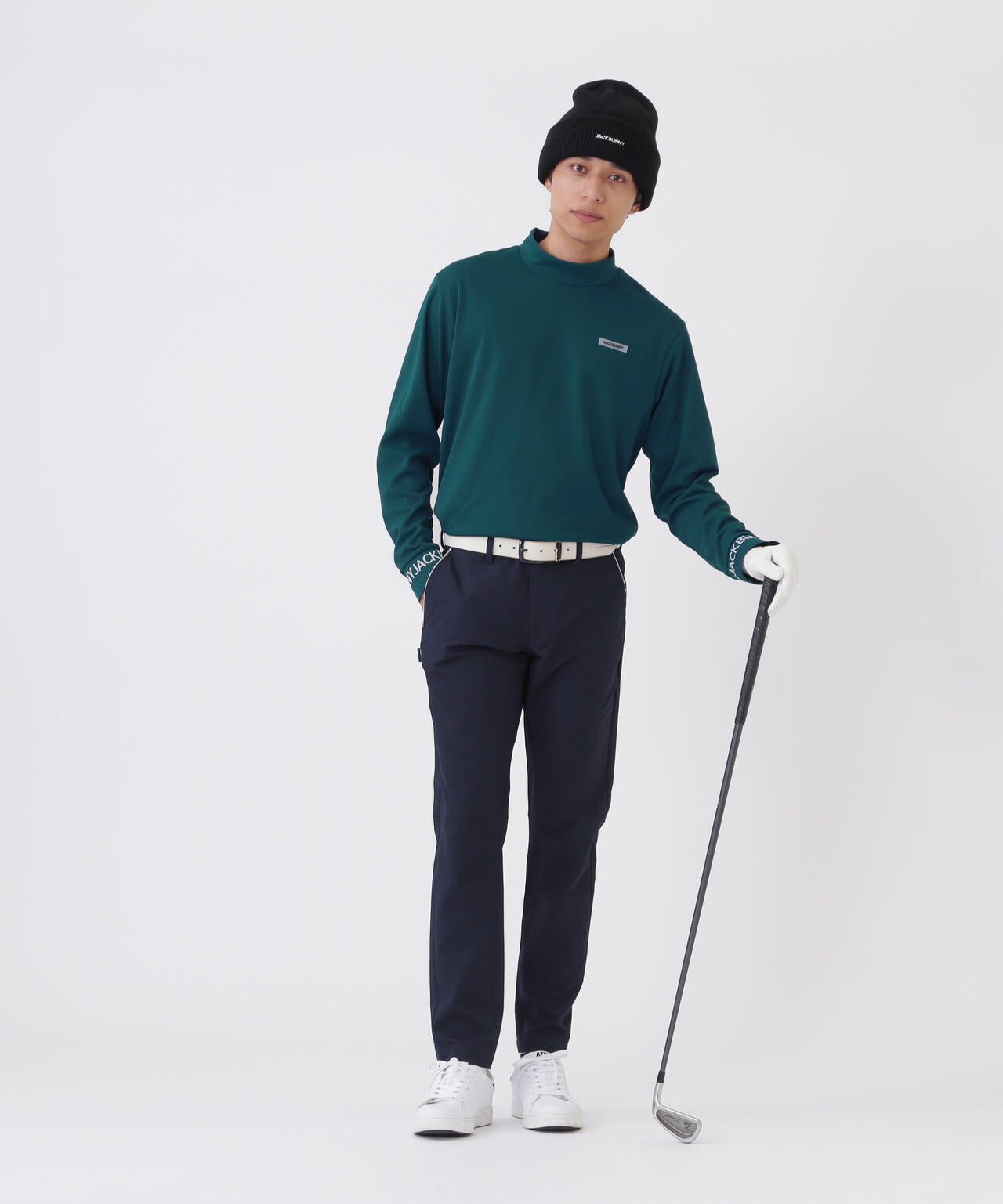 楽々きれいめテーパードゴルフパンツ (MENS)