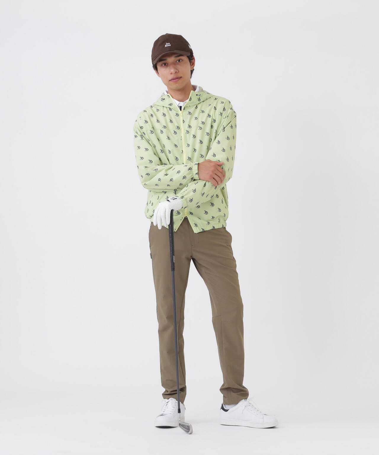 楽々きれいめテーパードゴルフパンツ (MENS)