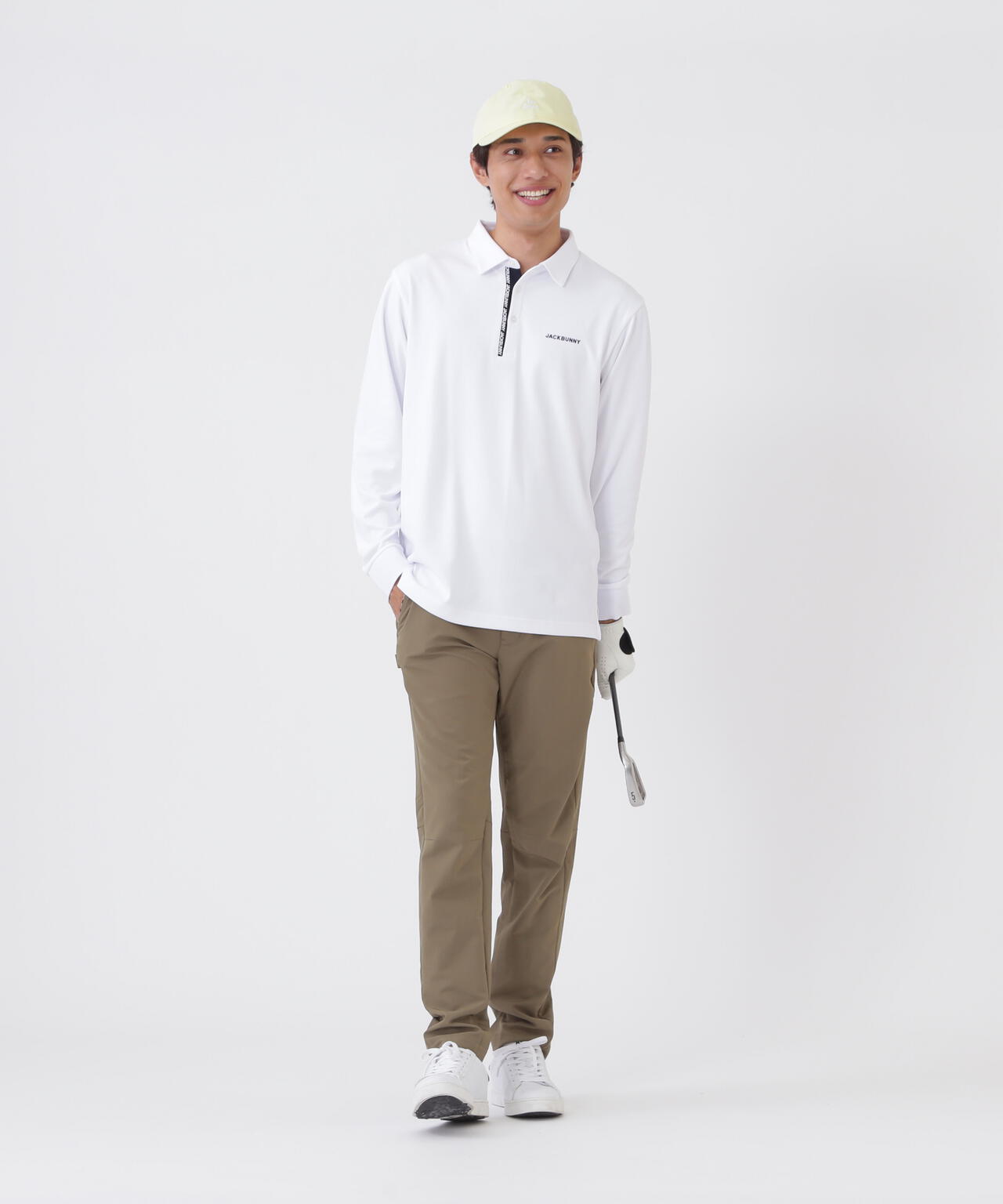 楽々きれいめテーパードゴルフパンツ (MENS)
